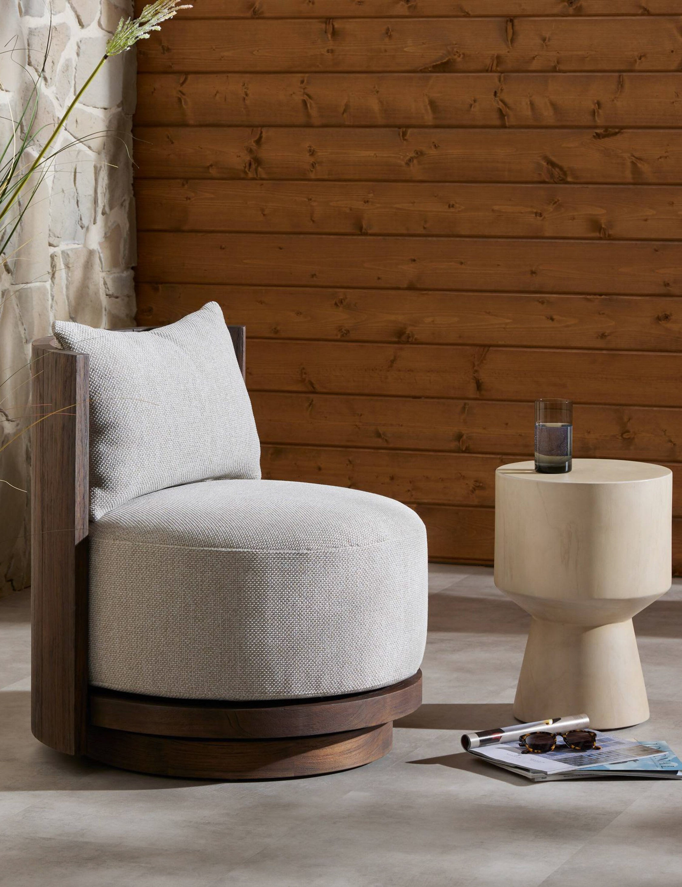 Lulu and Georgia - Insfran Outdoor Swivel Chair