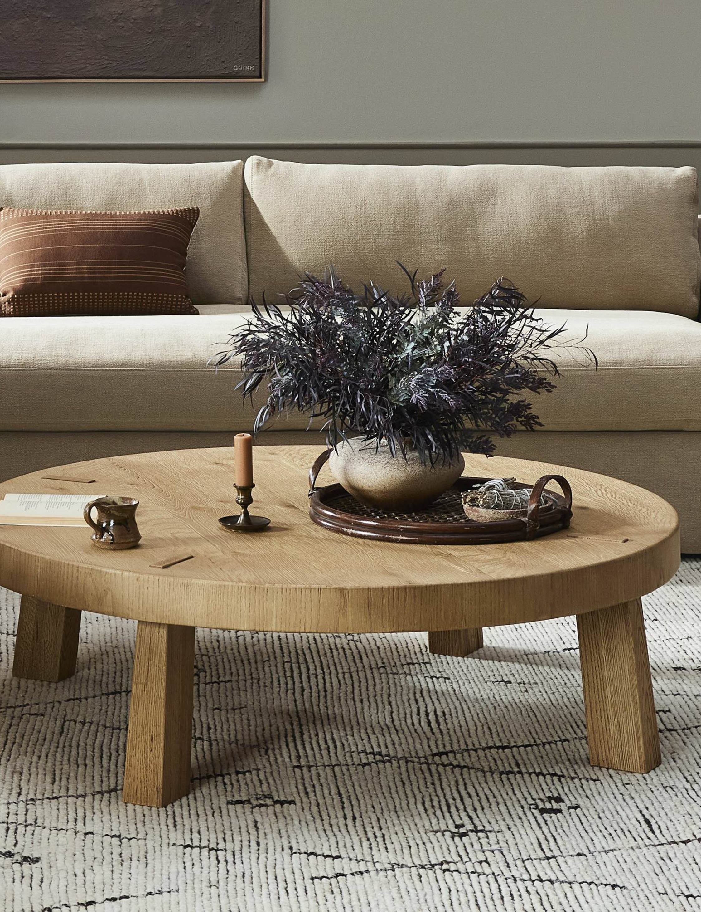 Lulu and Georgia - Sadira Round Coffee Table by Amber Lewis x Four Hands