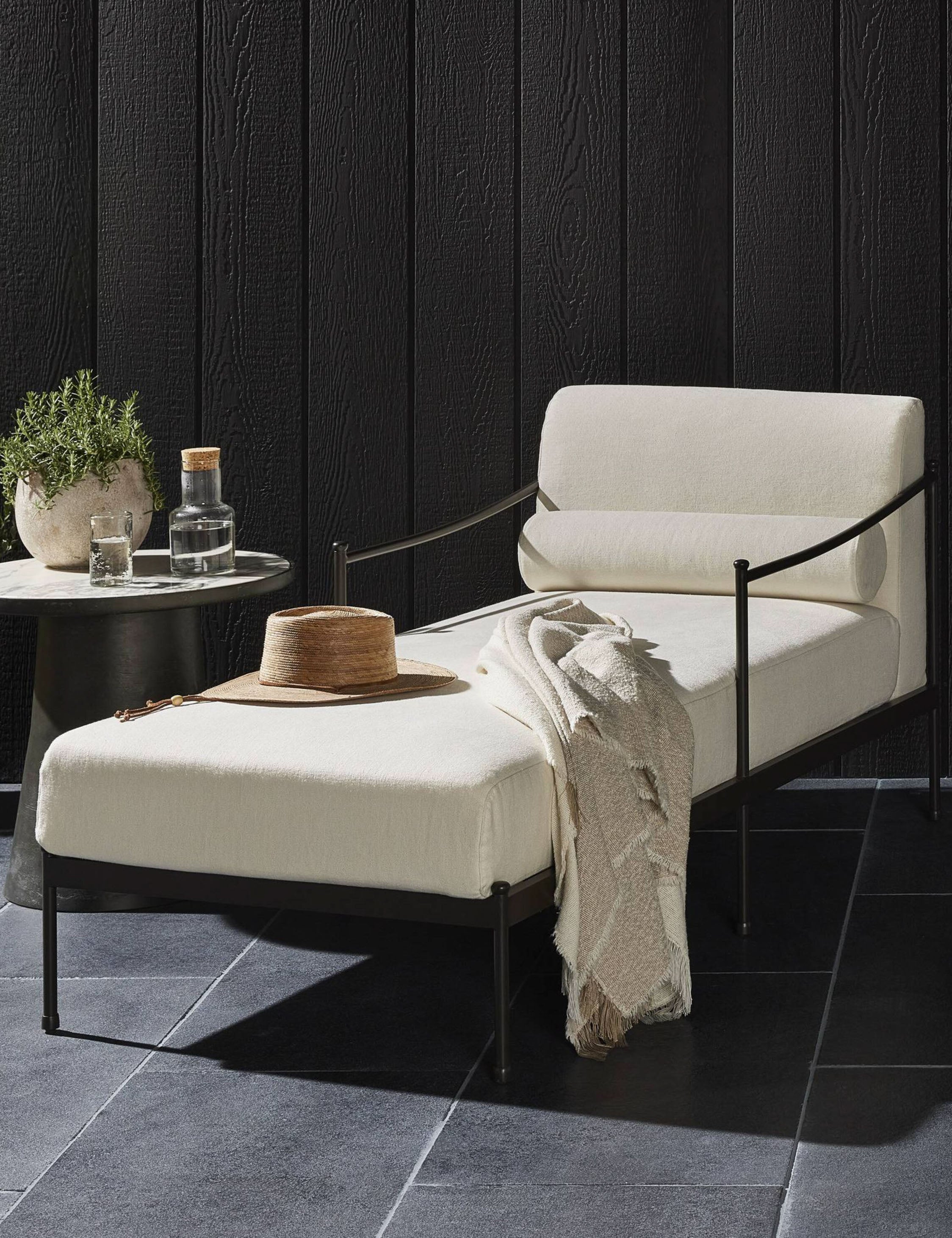 Lulu and Georgia - Granger Indoor / Outdoor Chaise by Amber Lewis x Four Hands