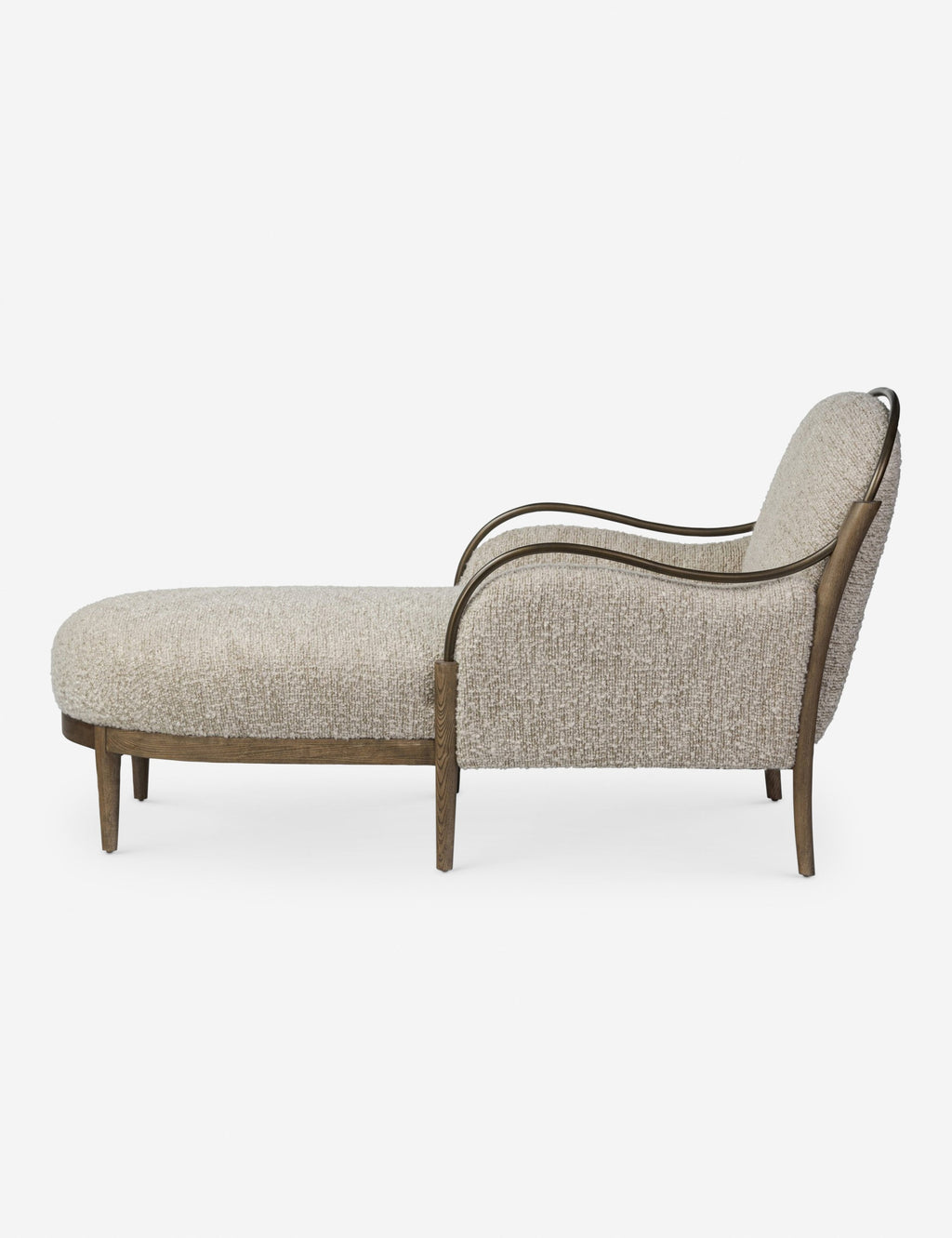 Lulu and Georgia - Open Box: Demi Chaise, Stone by Amber Lewis x Four Hands
