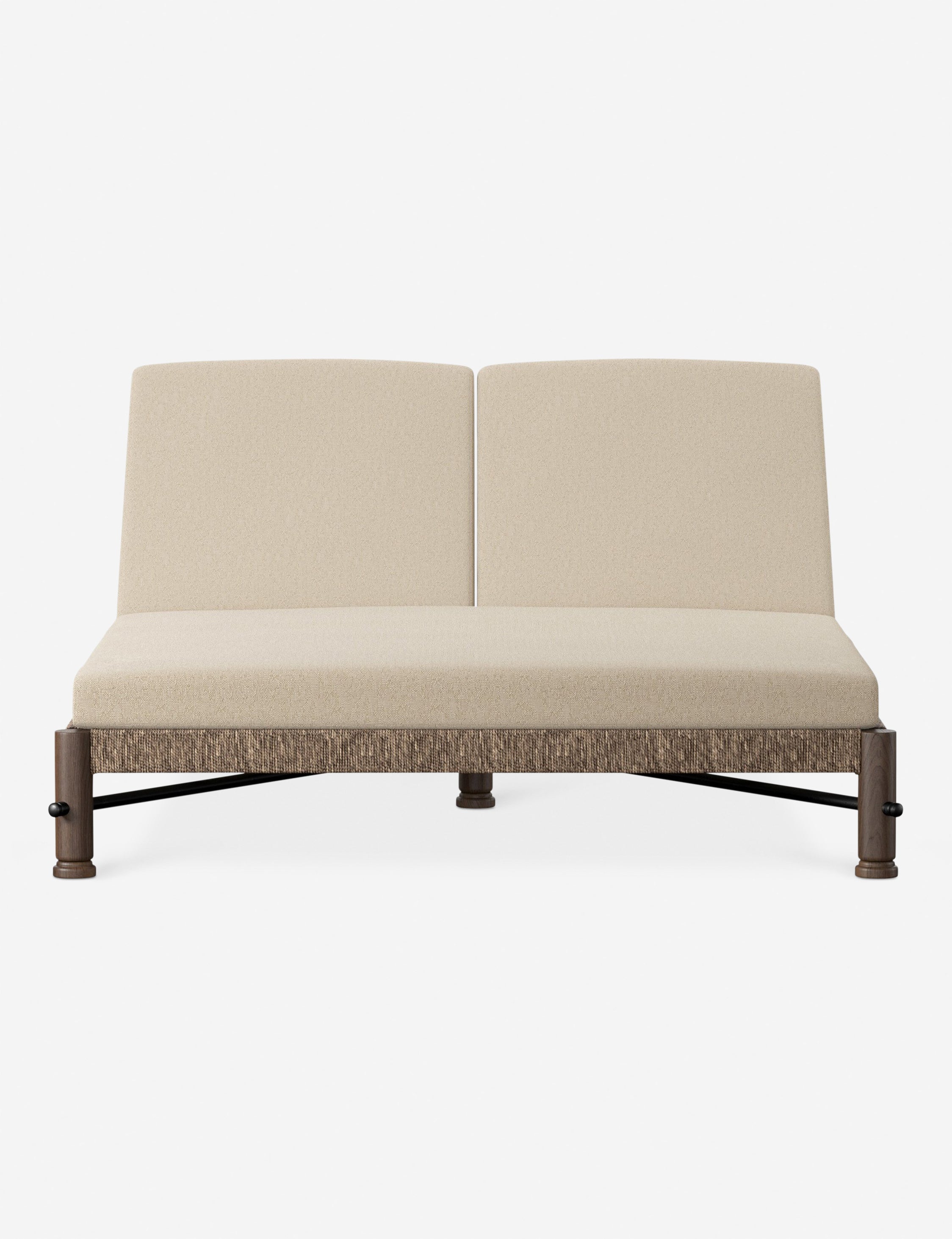 Lulu and Georgia - Finnegan Indoor / Outdoor Double Chaise by Amber Lewis x Four Hands