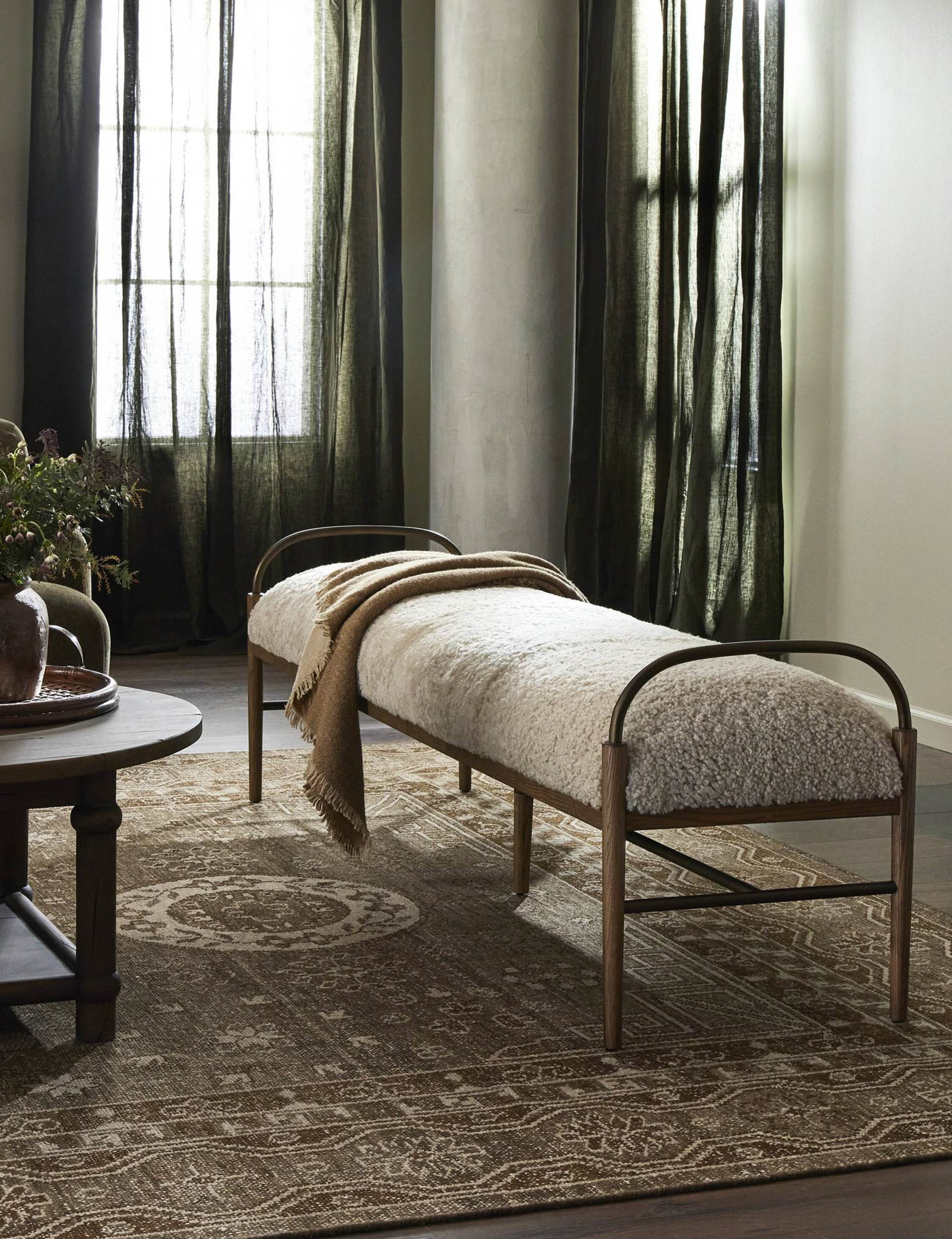 Lulu and Georgia - Demi Bench by Amber Lewis x Four Hands