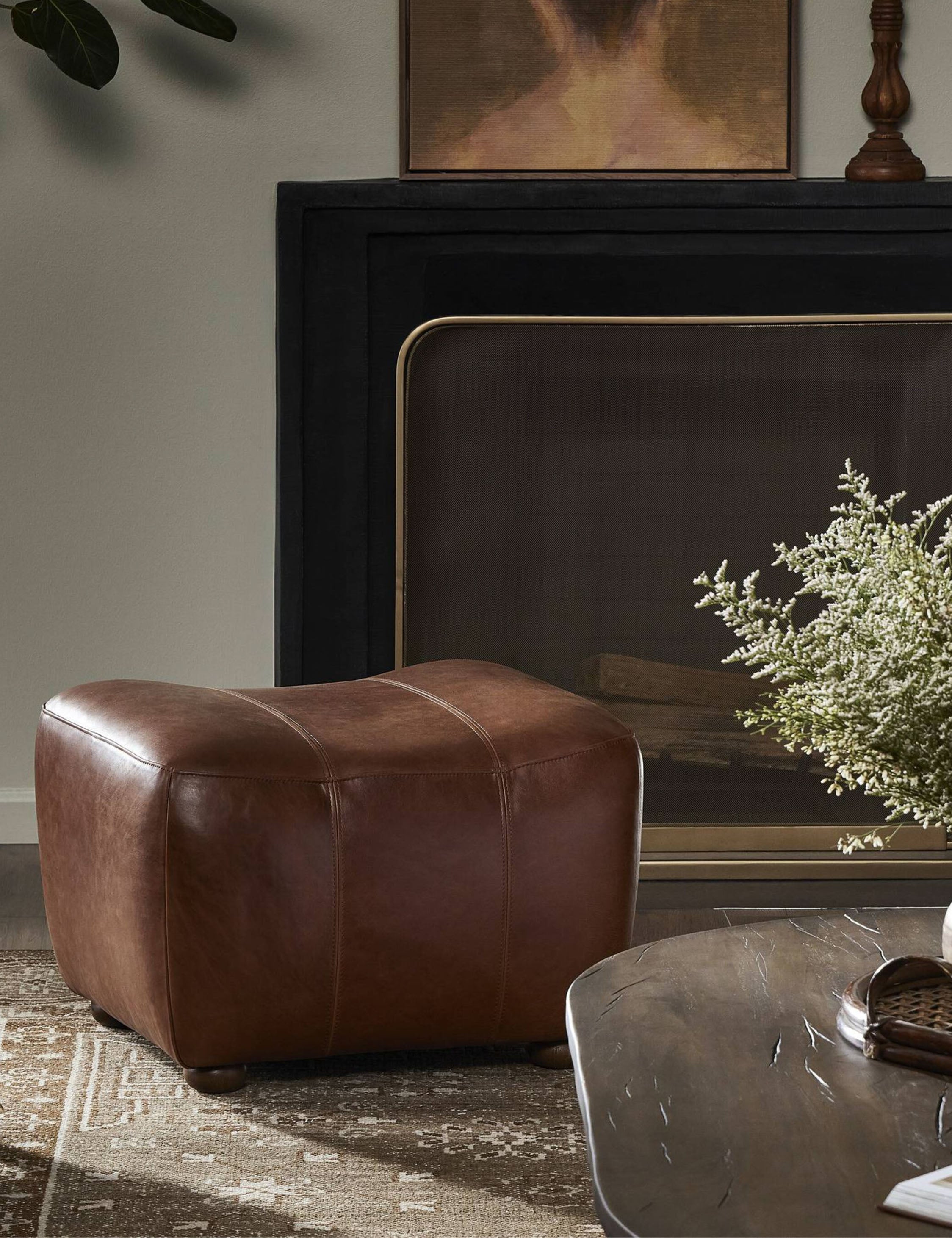 Lulu and Georgia - Kylo Ottoman by Amber Lewis x Four Hands
