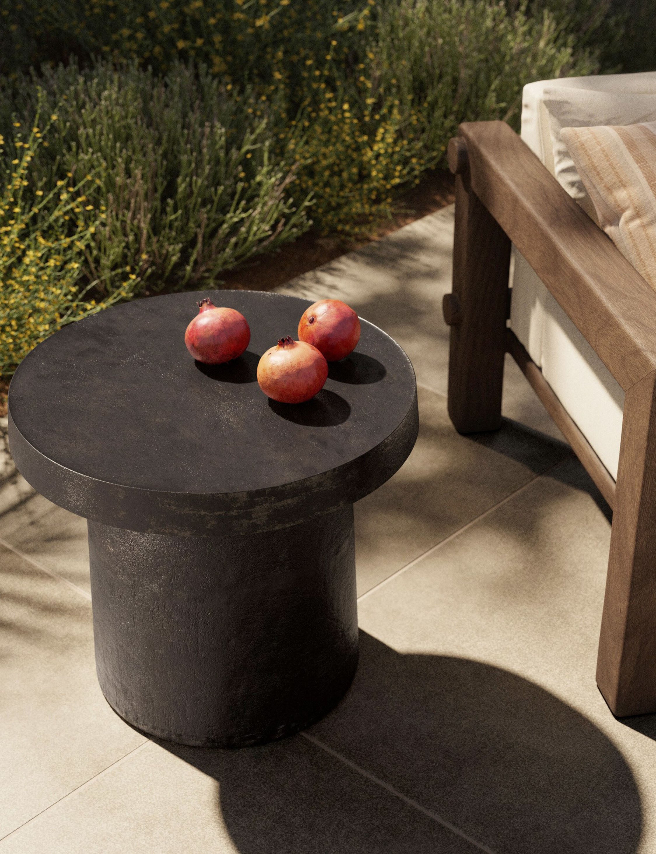 Lulu and Georgia - Paz Indoor / Outdoor Round Side Table by Amber Lewis x Four Hands