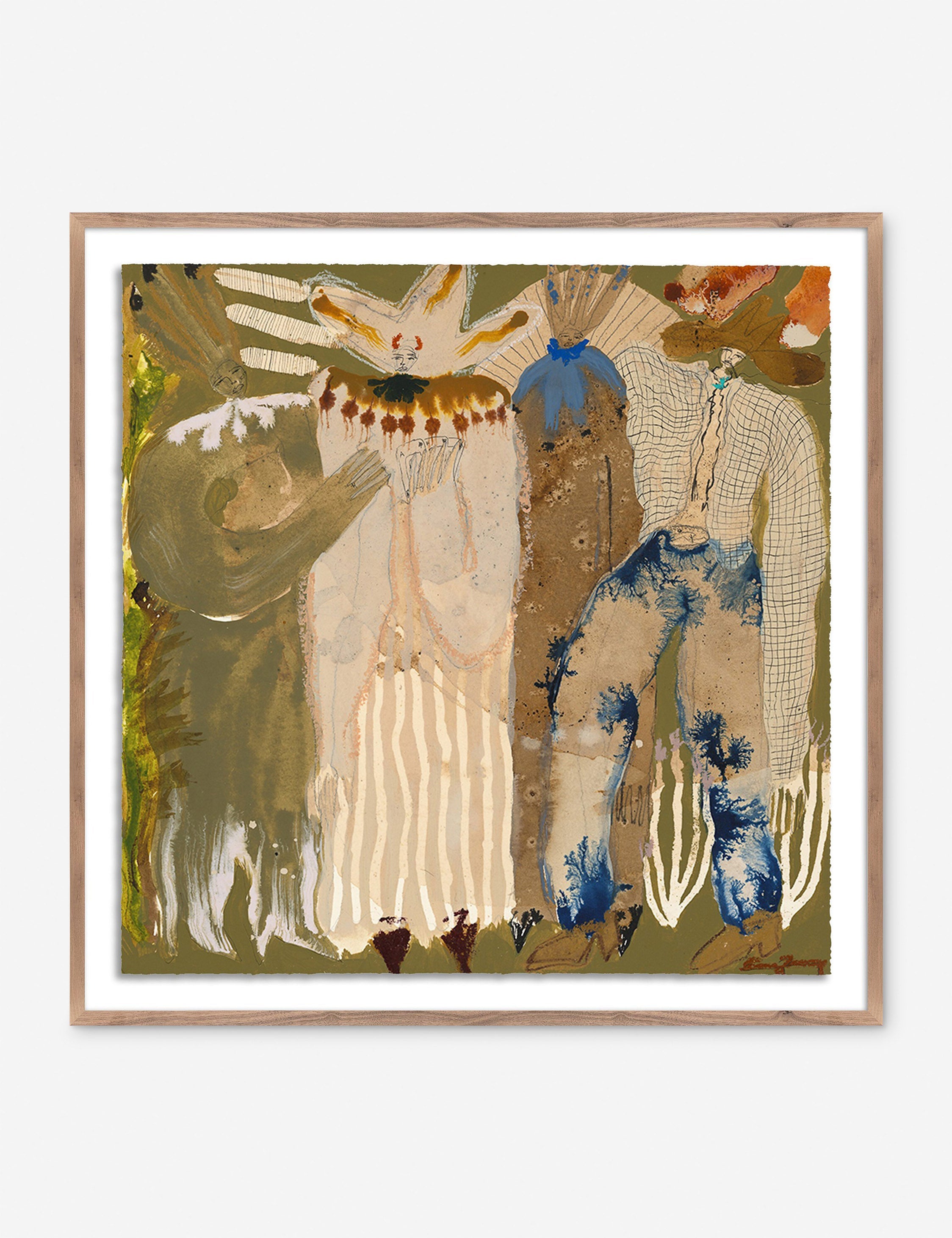 Lulu and Georgia - Body Snatchers Wall Art by Caroline Pinney