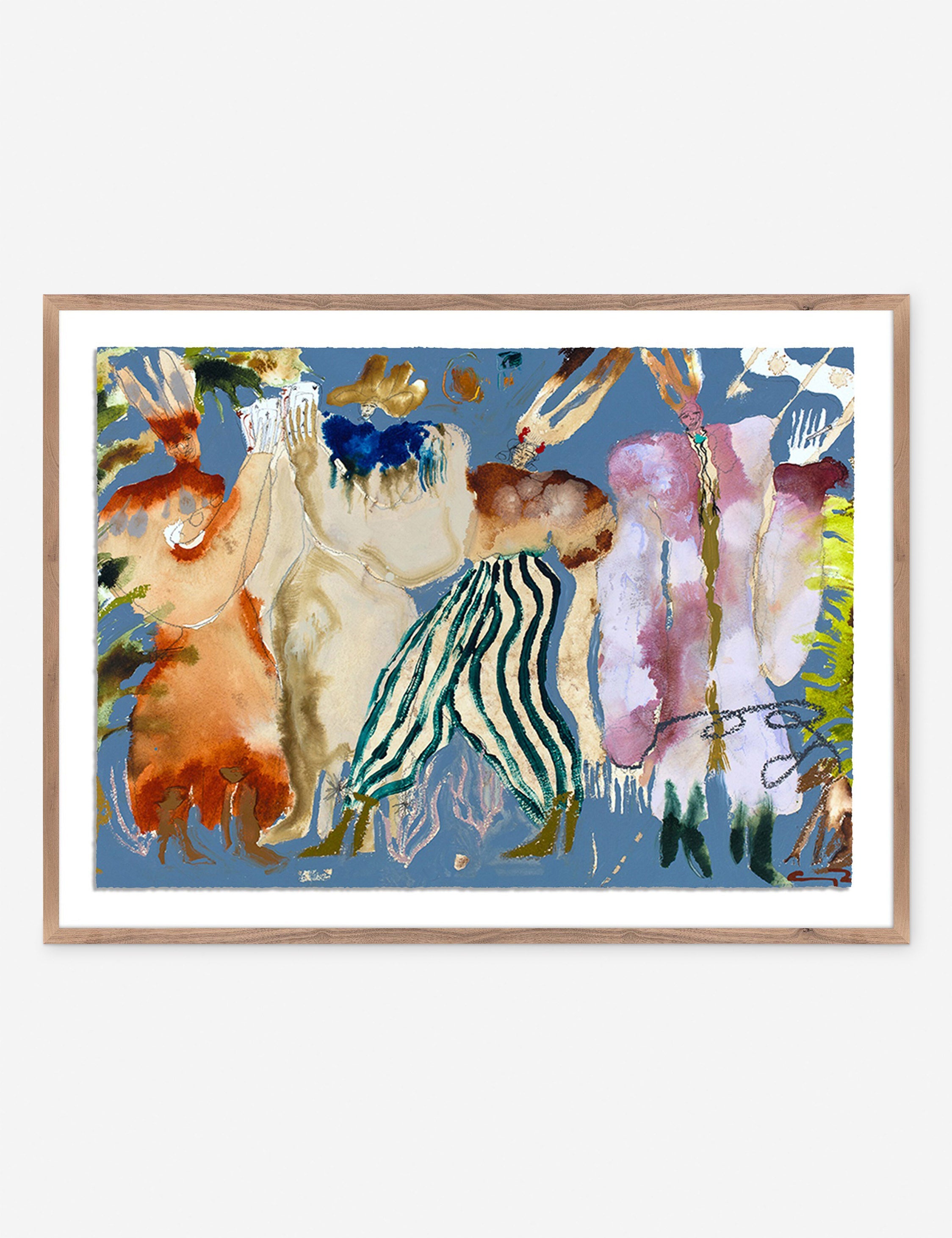 Lulu and Georgia - Boy With The Blues II by Caroline Pinney