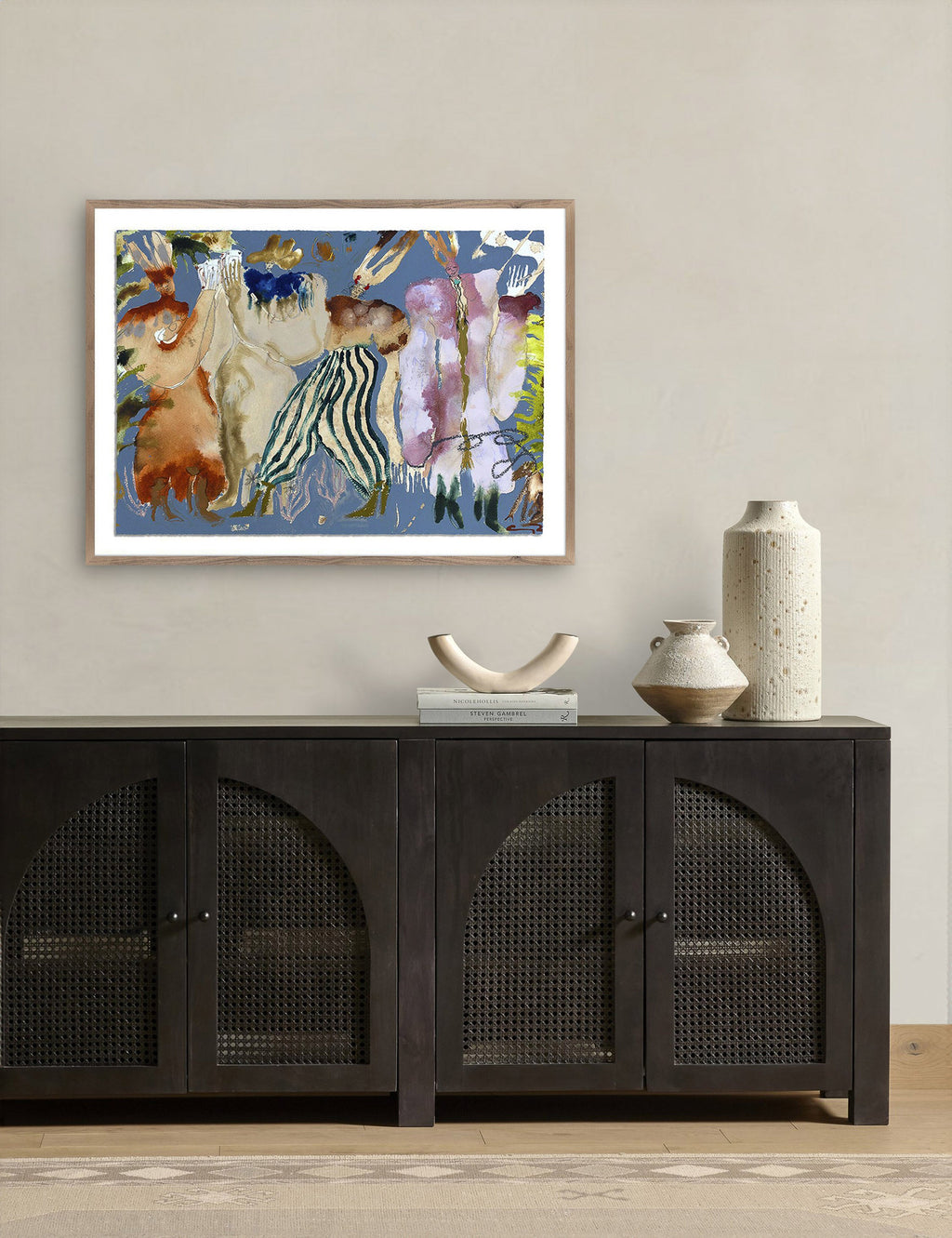 Lulu and Georgia - Boy With The Blues II by Caroline Pinney