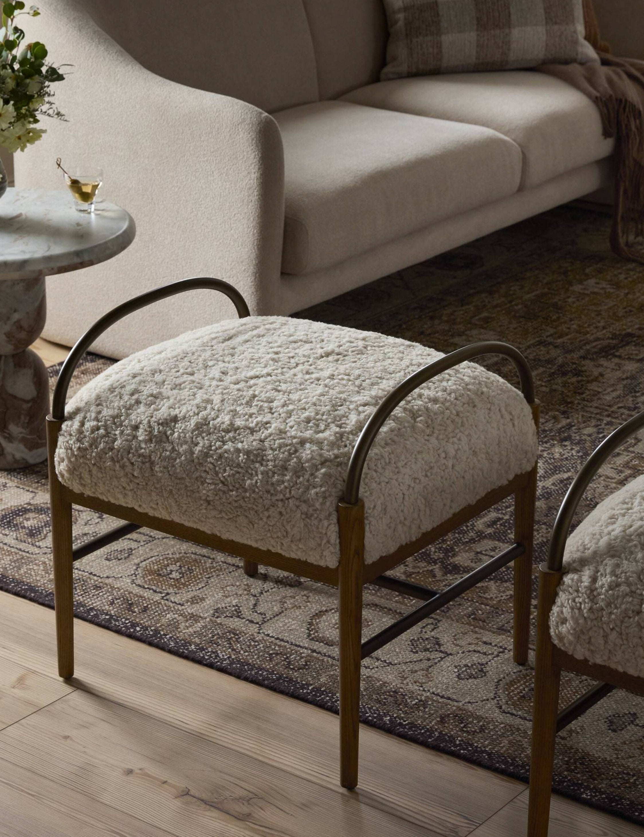 Lulu and Georgia - Demi Stool by Amber Lewis x Four Hands