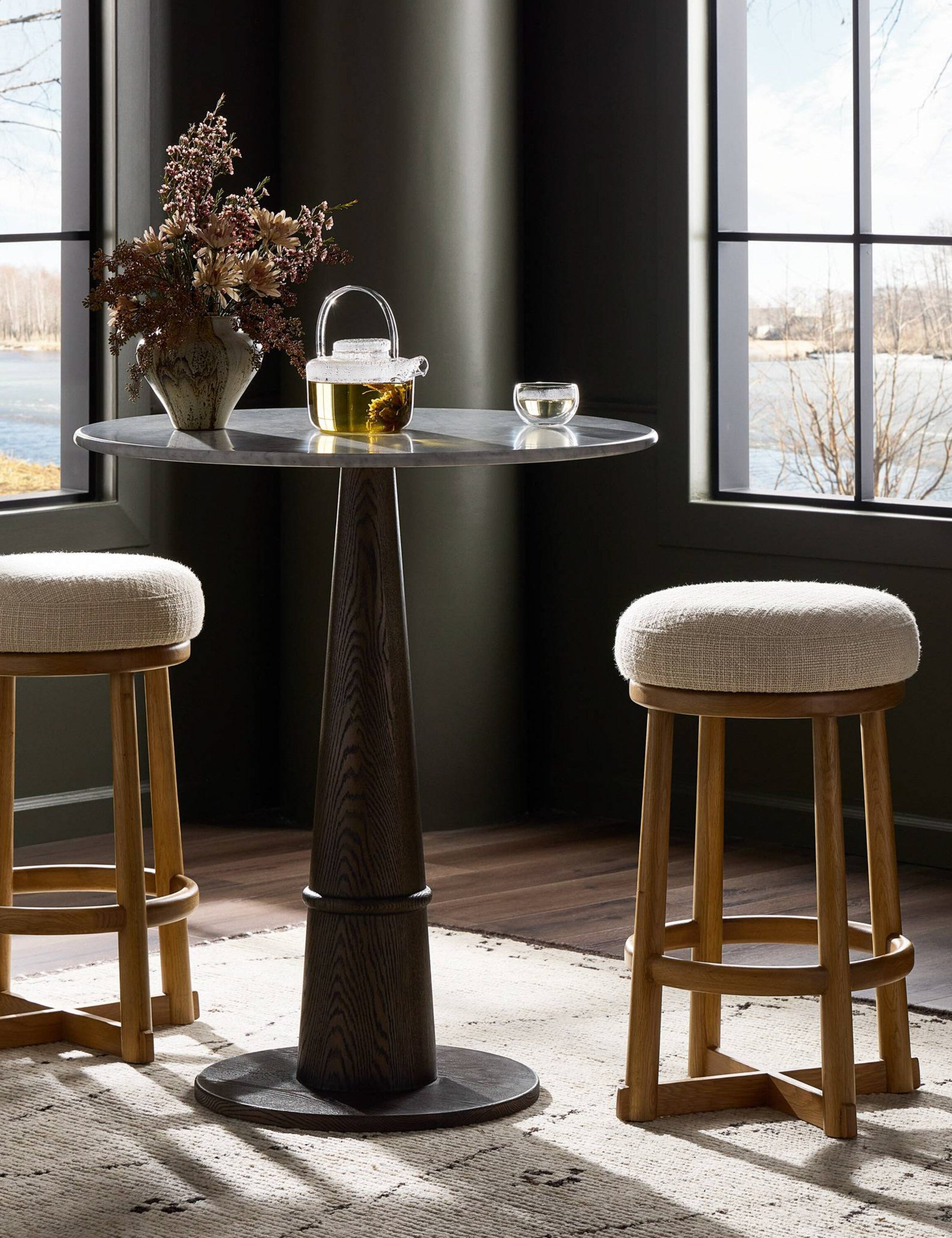Lulu and Georgia - Clarisse Swivel Counter Stool