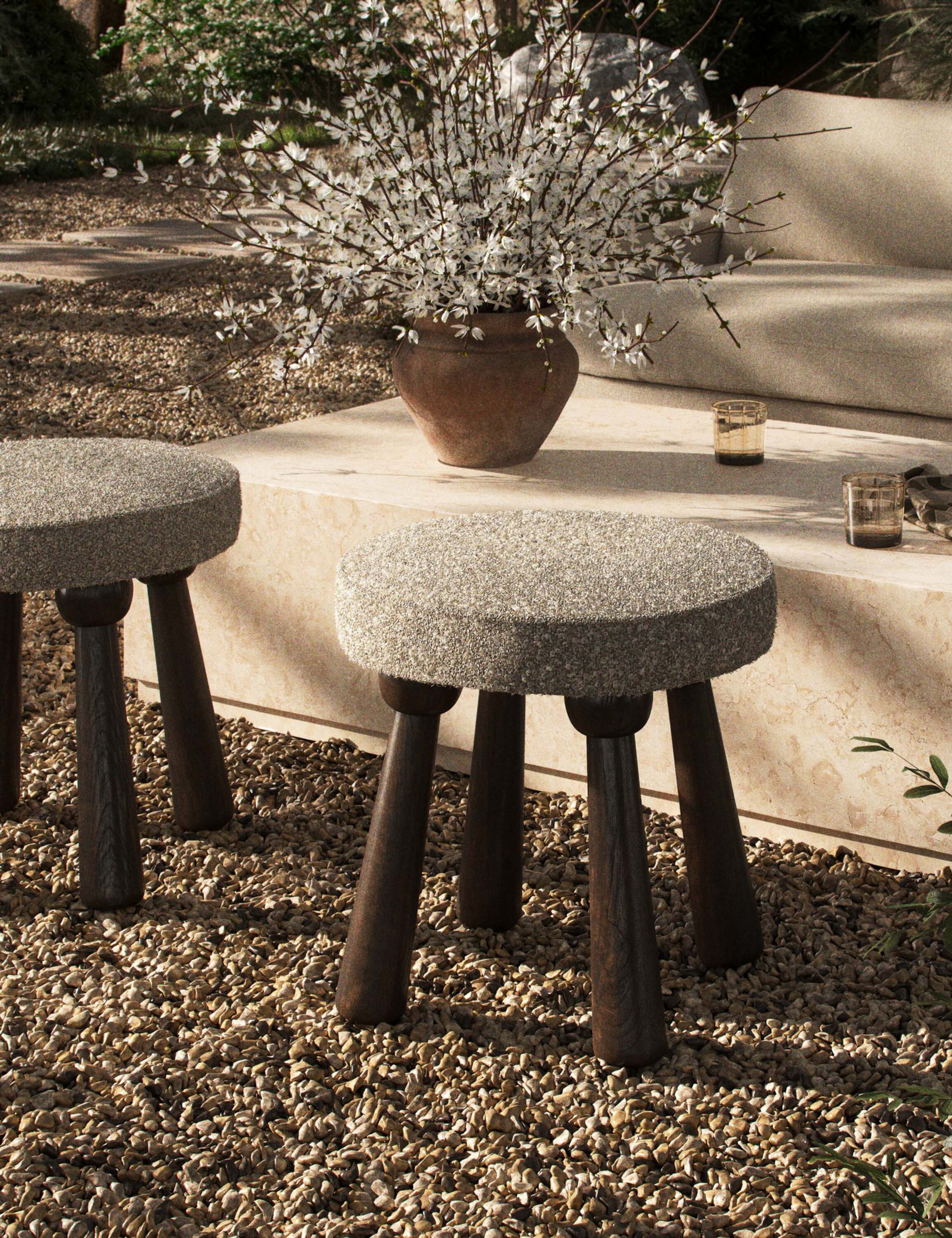 Lulu and Georgia - Halen Indoor / Outdoor Stool by Amber Lewis x Four Hands