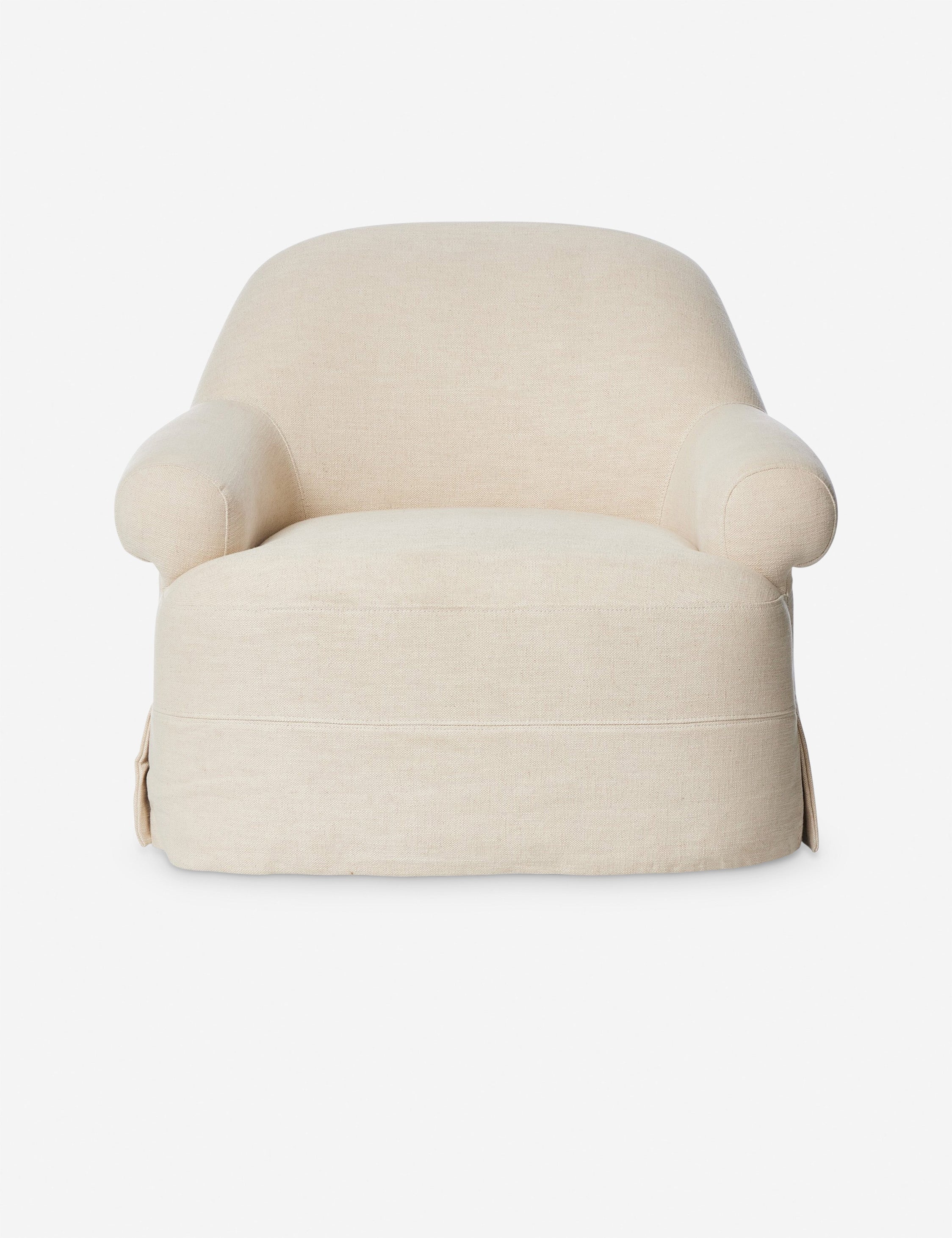 Lulu and Georgia - Arden Slipcover Swivel Chair by Amber Lewis x Four Hands