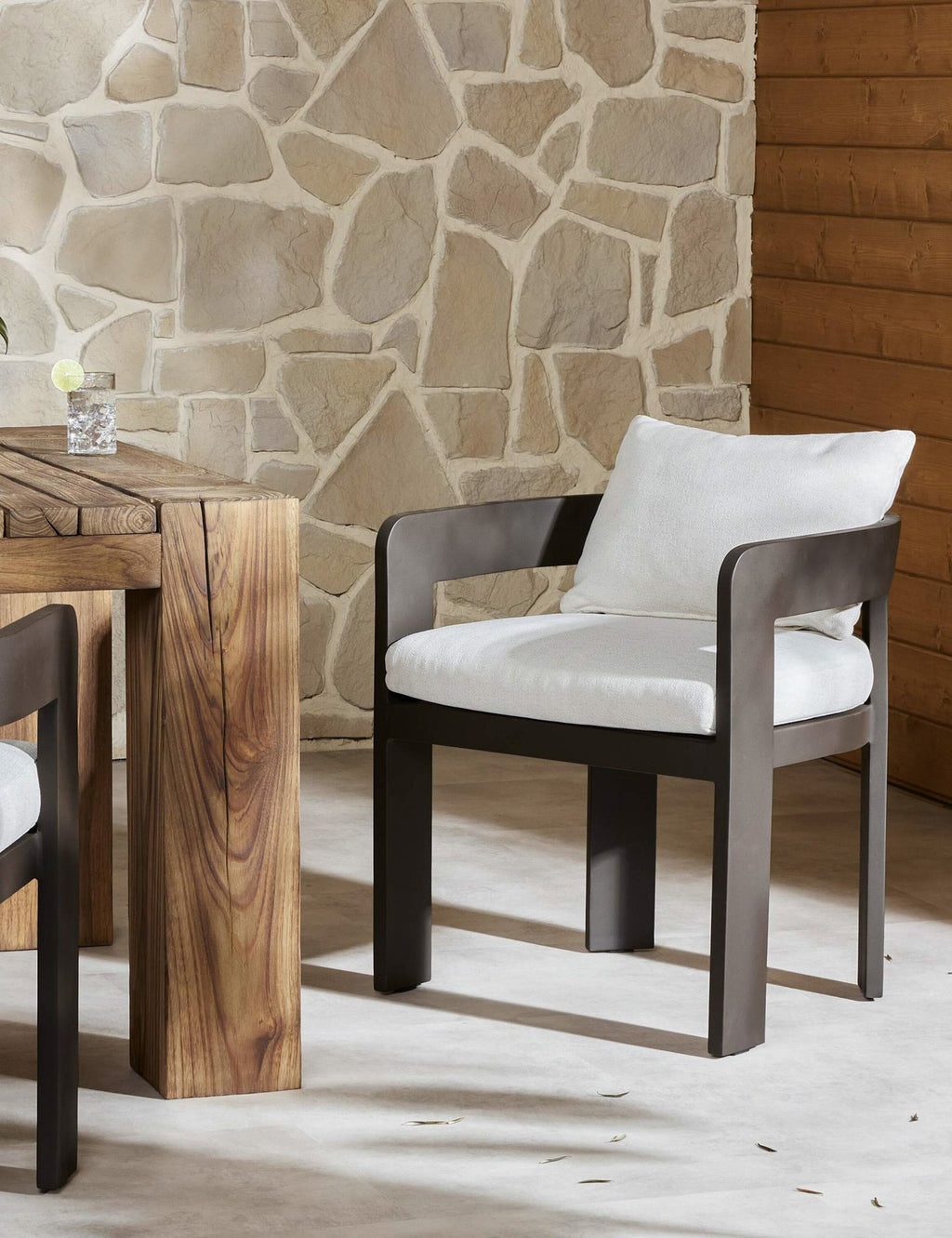 Lulu and Georgia - Kade Outdoor Metal Dining Arm Chair