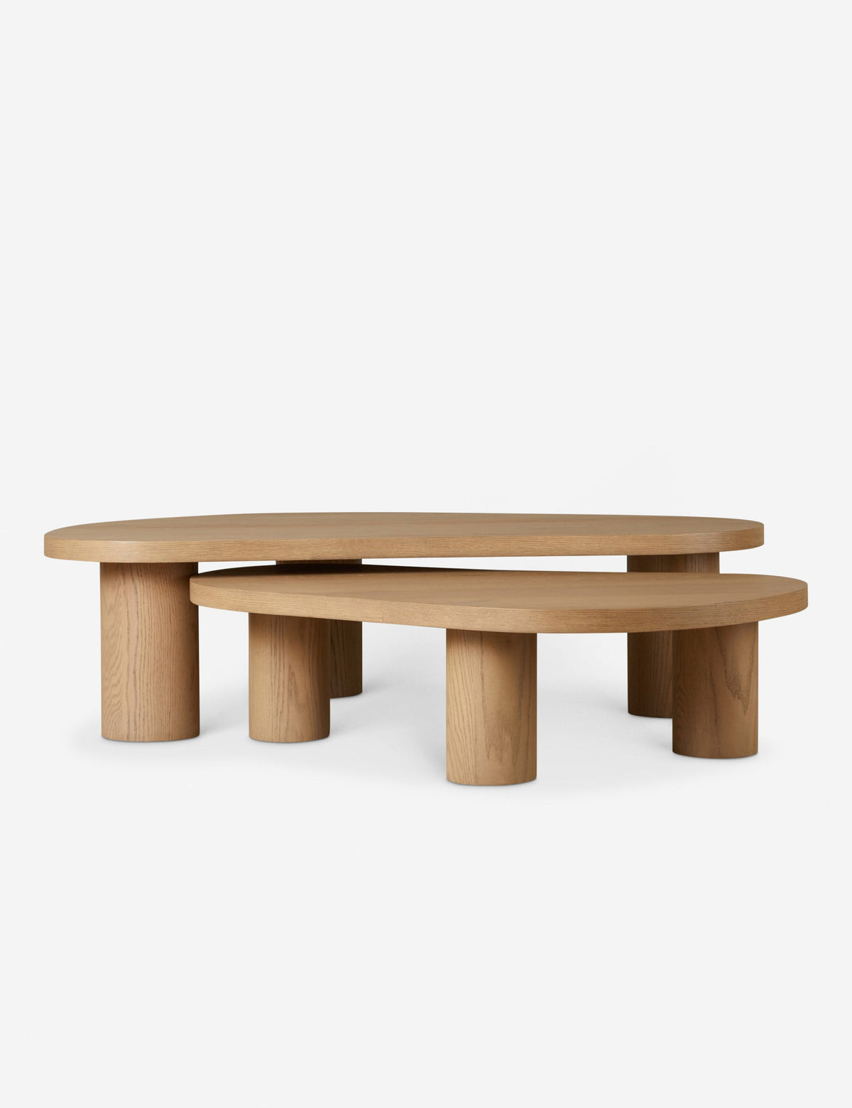 Lulu and Georgia - Open Box: Heiko Nesting Coffee Table (Set of 2), Natural Oak