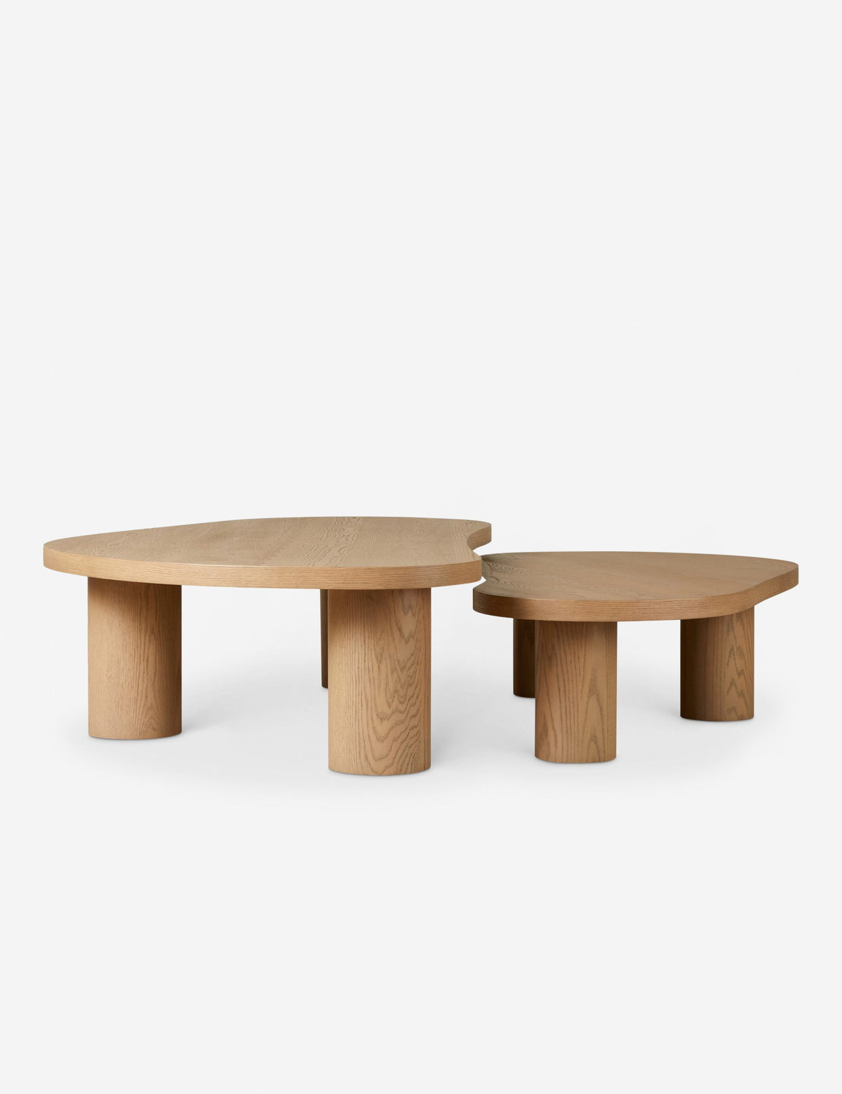Lulu and Georgia - Open Box: Heiko Nesting Coffee Table (Set of 2), Natural Oak