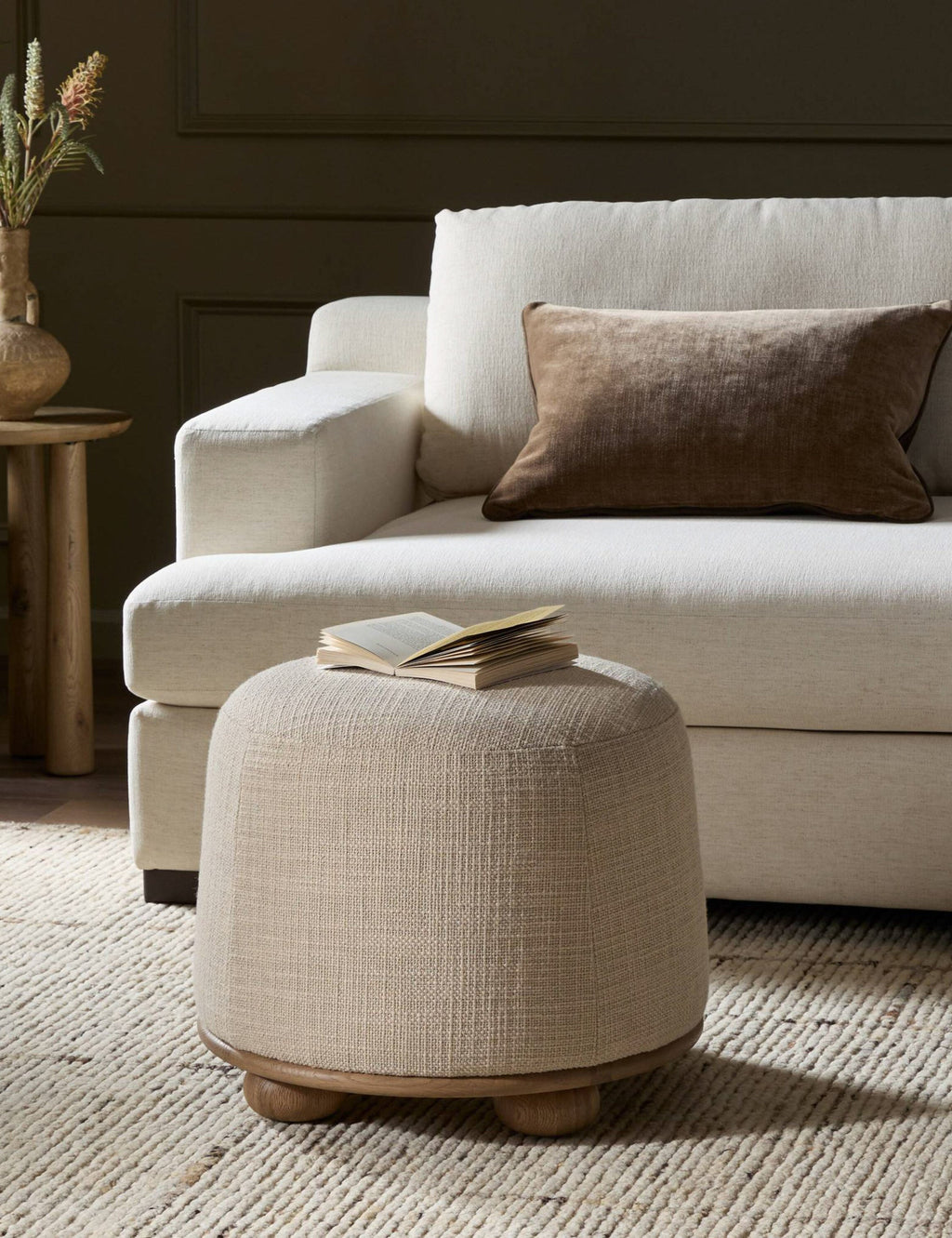 Lulu and Georgia - Rajah Round Ottoman