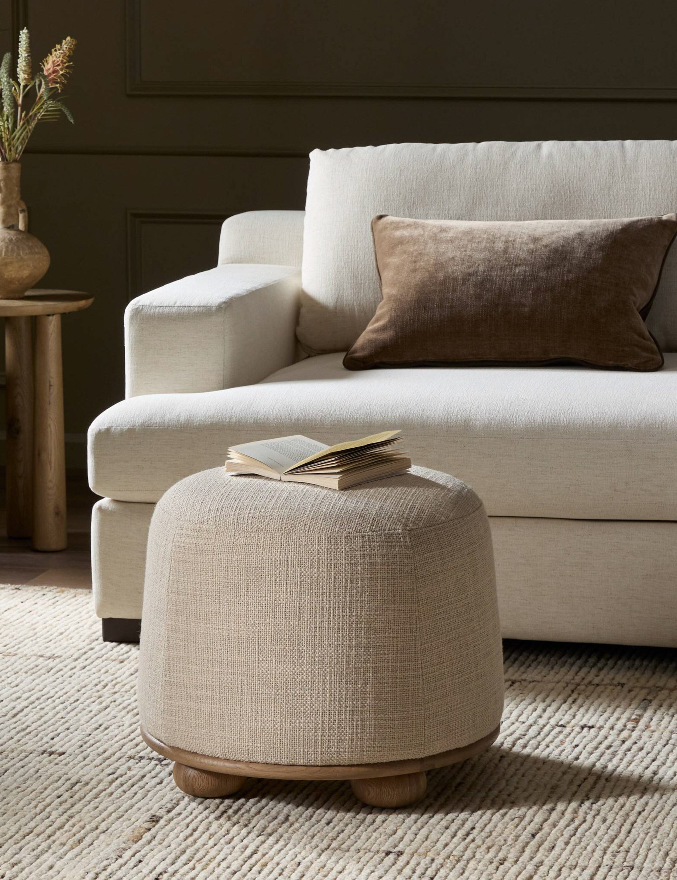 Lulu and Georgia - Rajah Round Ottoman