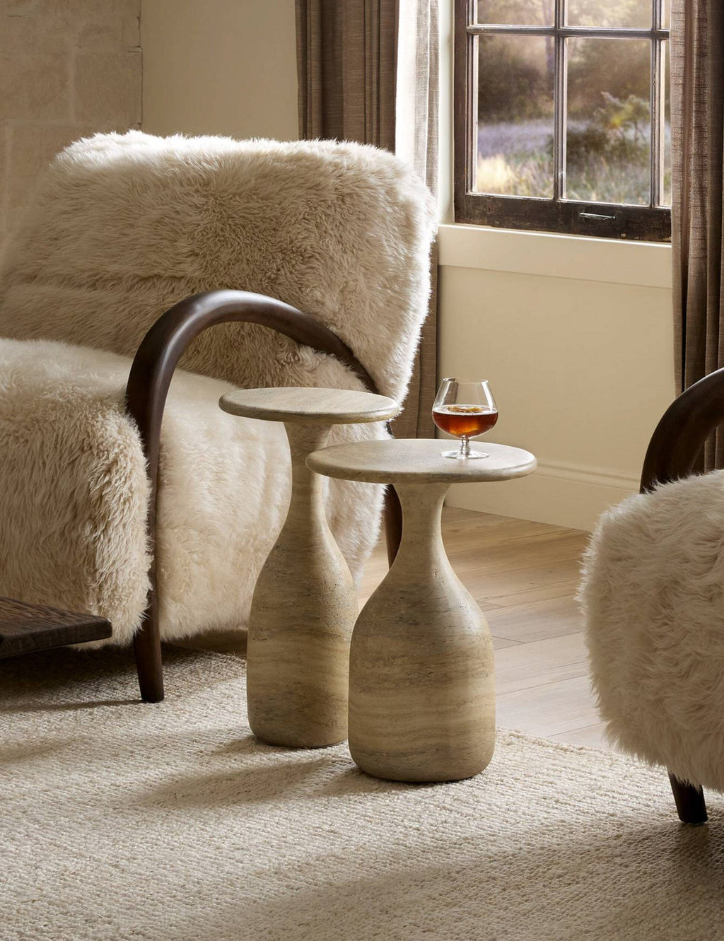 Lulu and Georgia - Soteldo Nesting Round Side Tables (Set of 2)