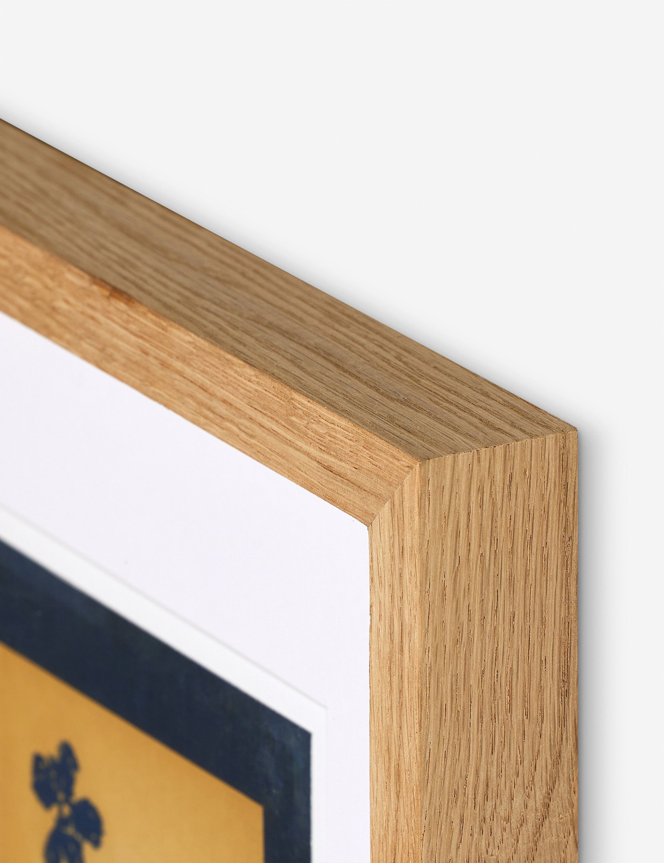 Lulu and Georgia - Vintage Blue Daisy Wall Art by Shaina Page