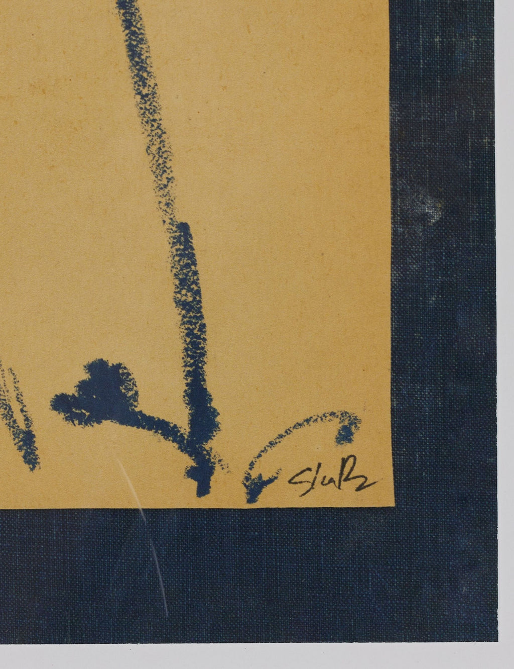 Lulu and Georgia - Vintage Blue Daisy Wall Art by Shaina Page