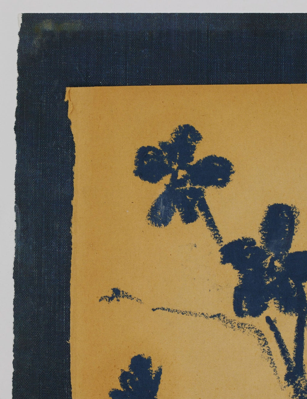 Lulu and Georgia - Vintage Blue Daisy Wall Art by Shaina Page