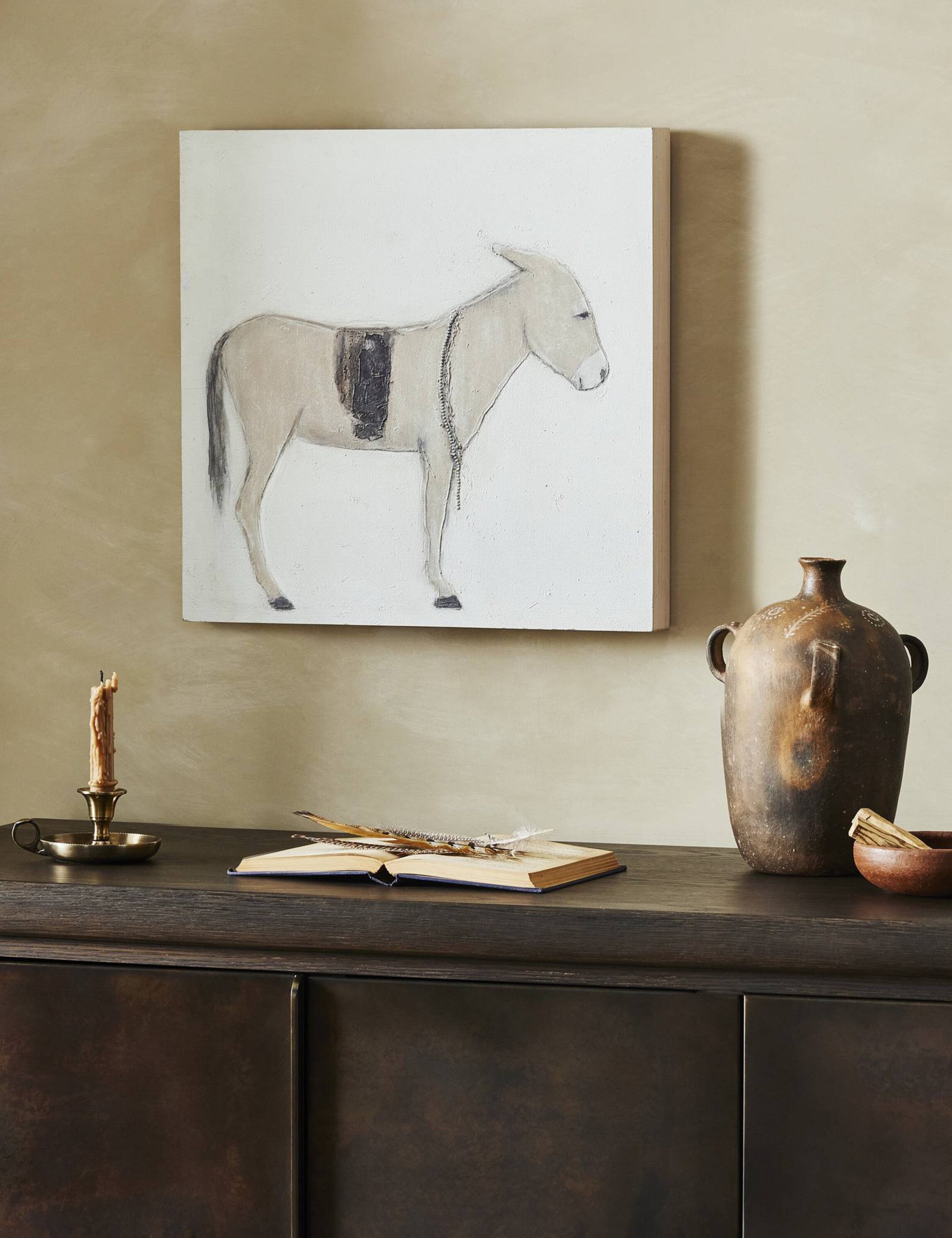 Lulu and Georgia - Burro Dia Wall Art by Paul Meyer