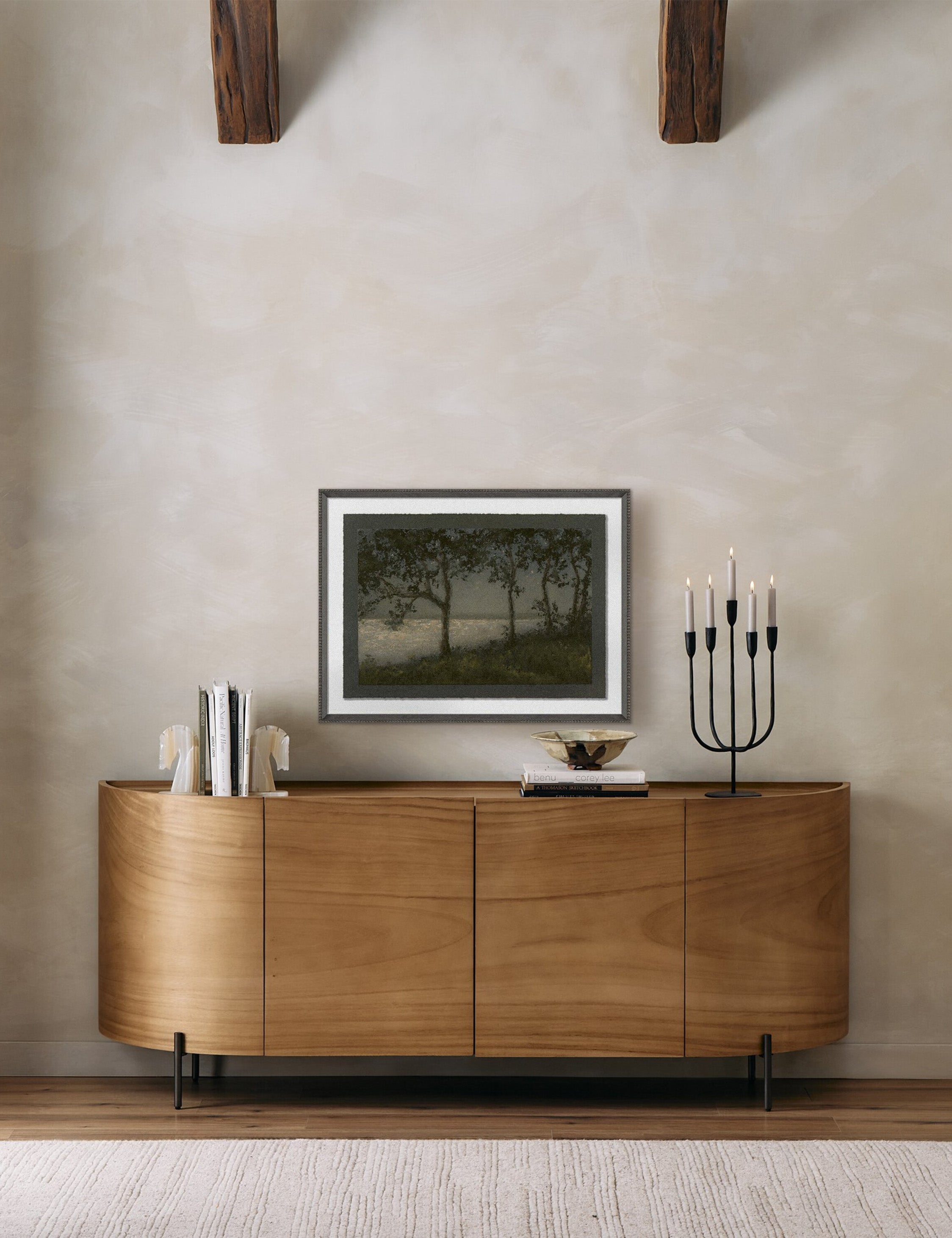 Lulu and Georgia - The Night Is Bright Wall Art by Lina Gordievsky