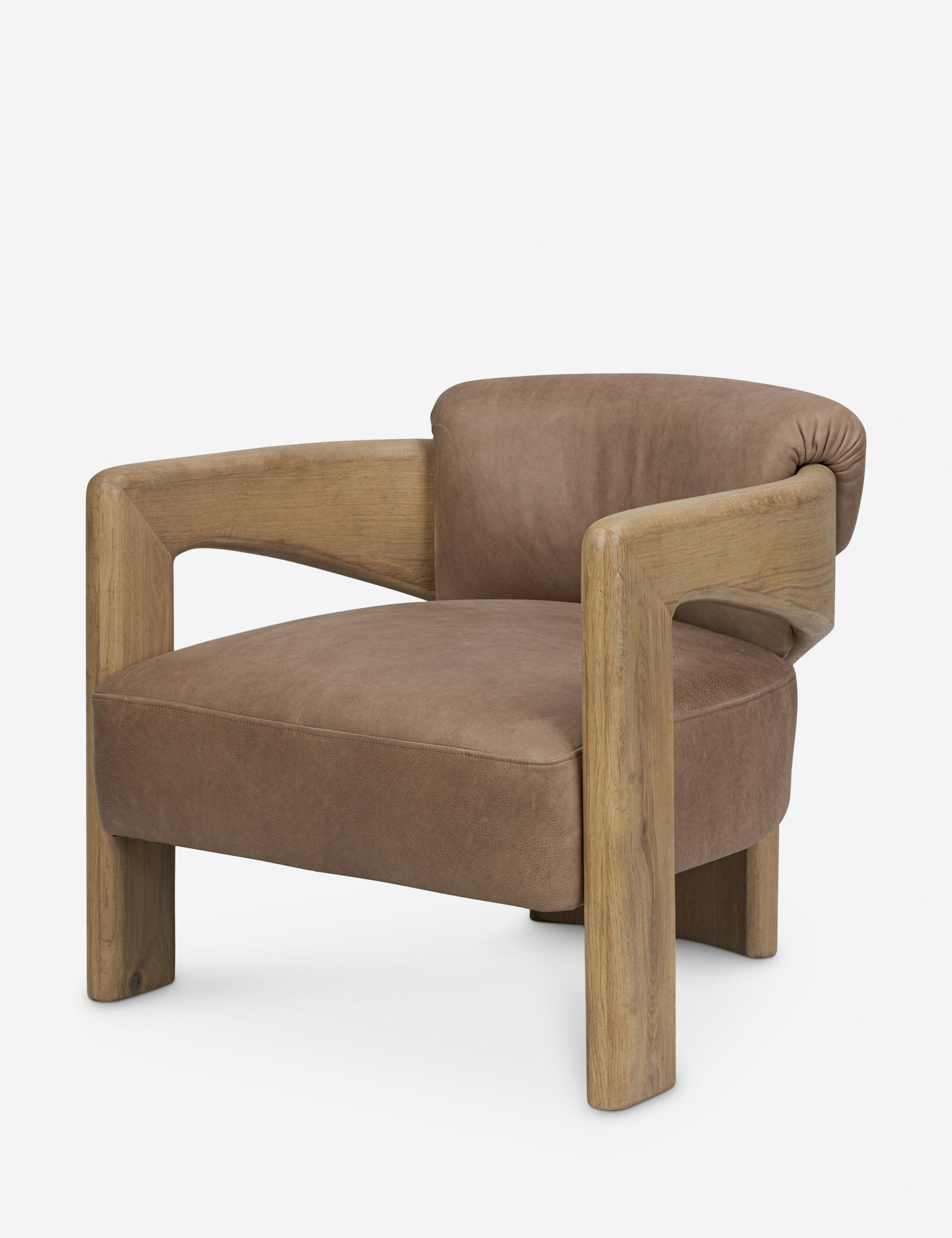 Lulu and Georgia - Bazin Leather Accent Chair