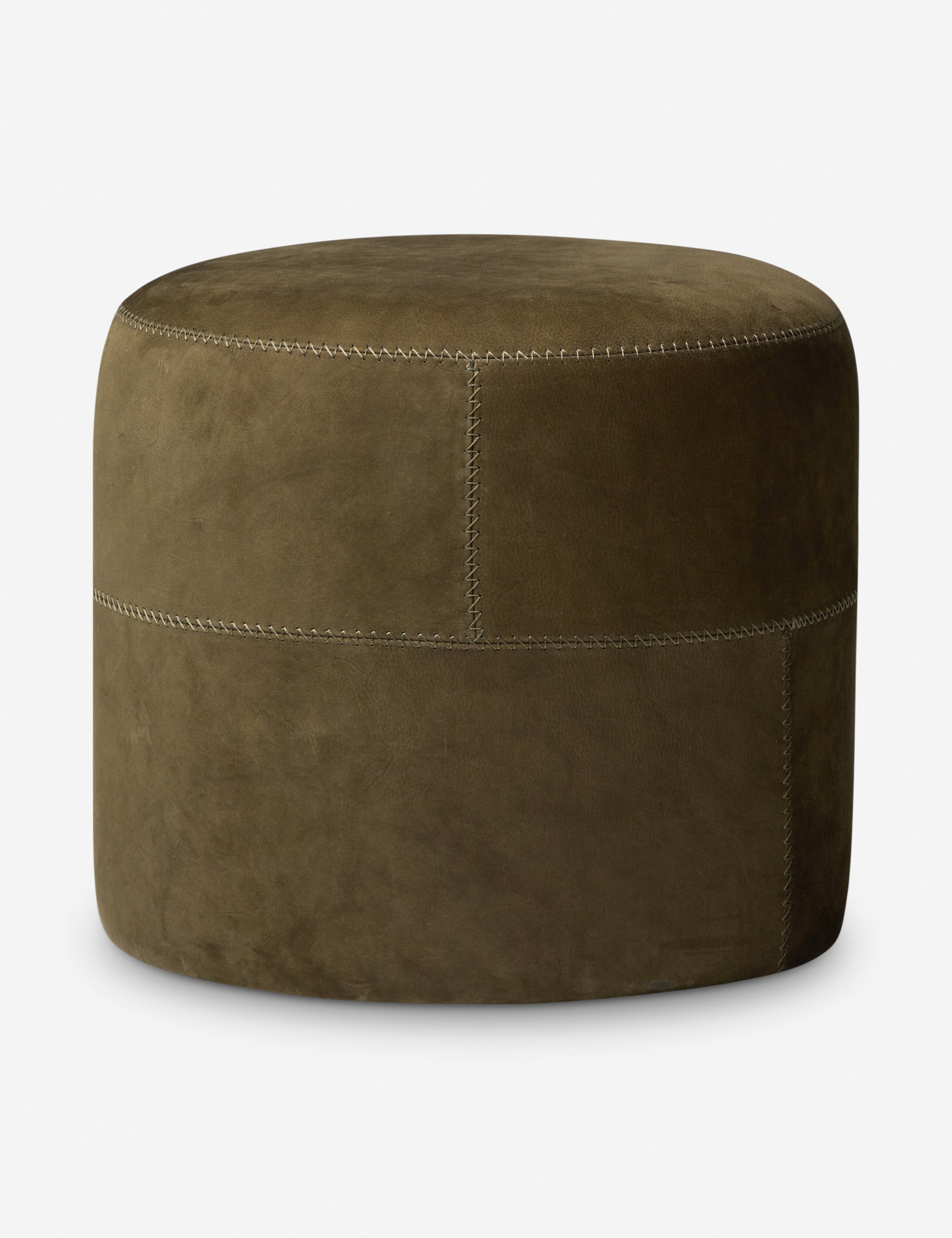 Lulu and Georgia - Camino Round Ottoman by Amber Lewis x Four Hands
