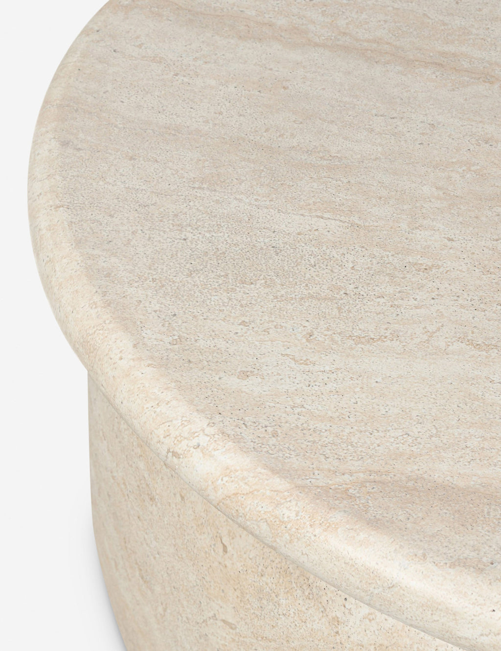 Lulu and Georgia - Open Box: Dayna Coffee Table, Faux Travertine by Amber Lewis x Four Hands