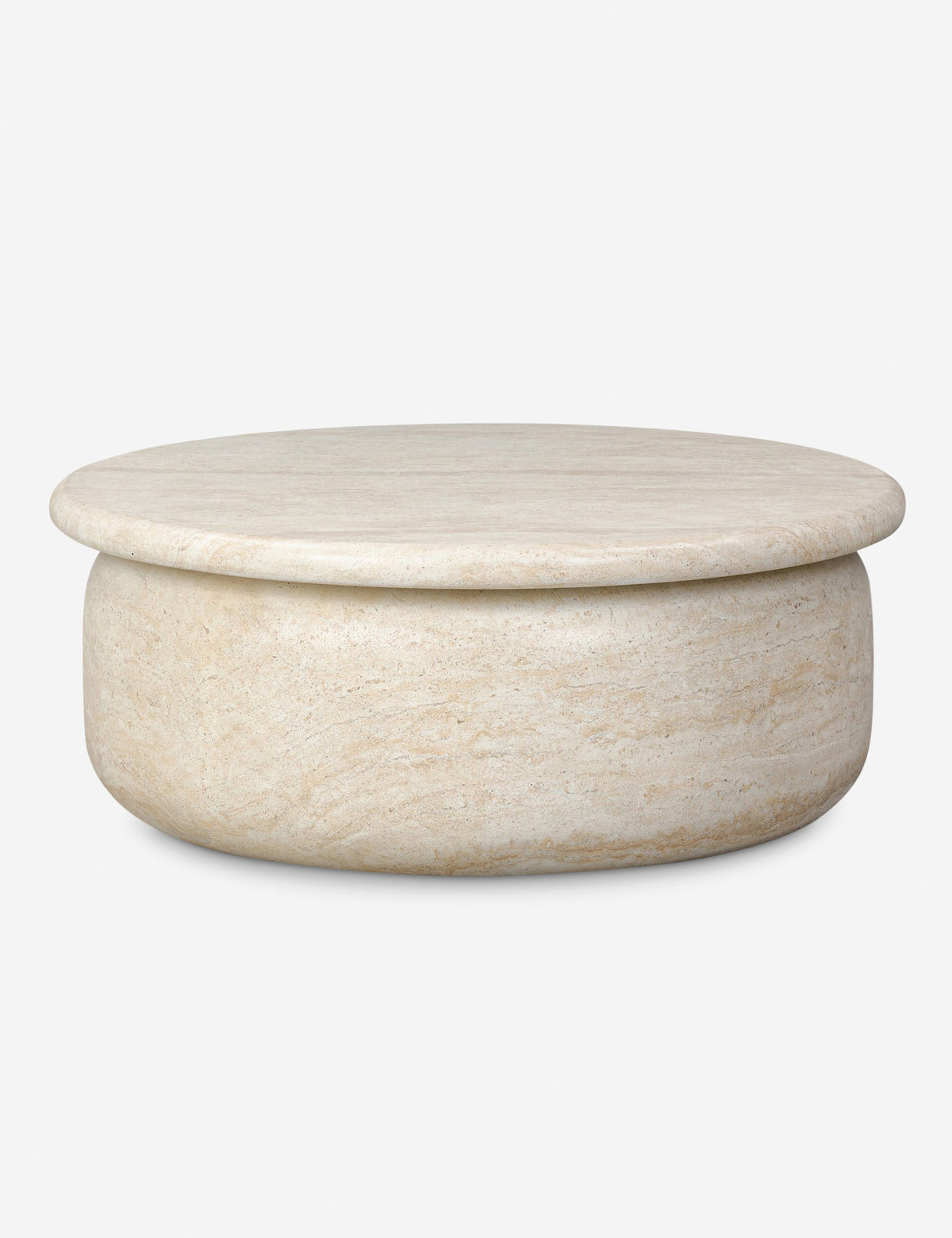Lulu and Georgia - Open Box: Dayna Coffee Table, Faux Travertine by Amber Lewis x Four Hands
