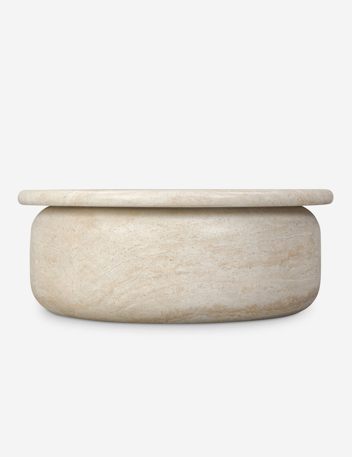 Lulu and Georgia - Open Box: Dayna Coffee Table, Faux Travertine by Amber Lewis x Four Hands