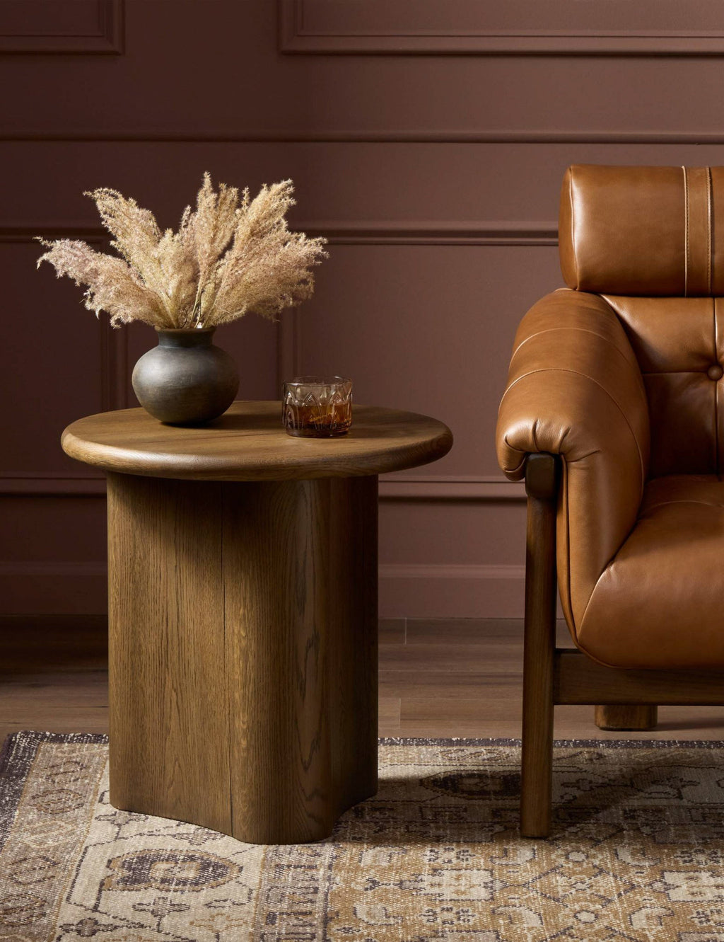 Lulu and Georgia - Waylie Large Round Side Table by Amber Lewis x Four Hands