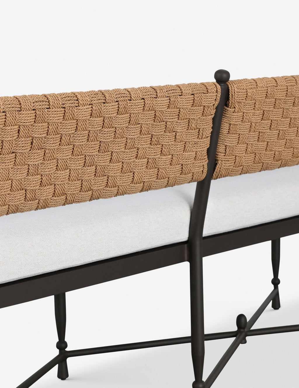 Lulu and Georgia - Breton Outdoor Bench by Amber Lewis x Four Hands