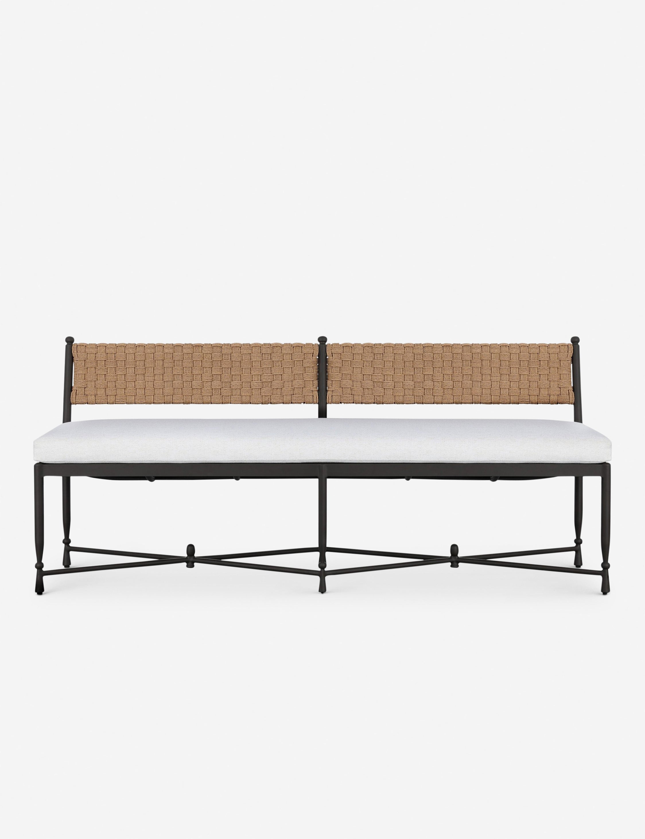 Lulu and Georgia - Breton Outdoor Bench by Amber Lewis x Four Hands