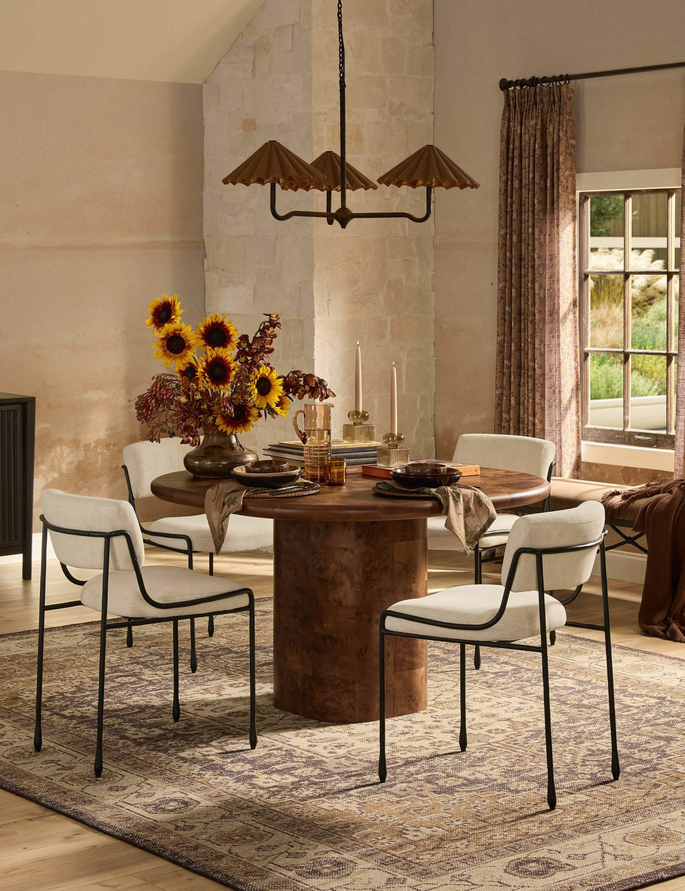 Lulu and Georgia - Malko Square Dining Table by Amber Lewis x Four Hands