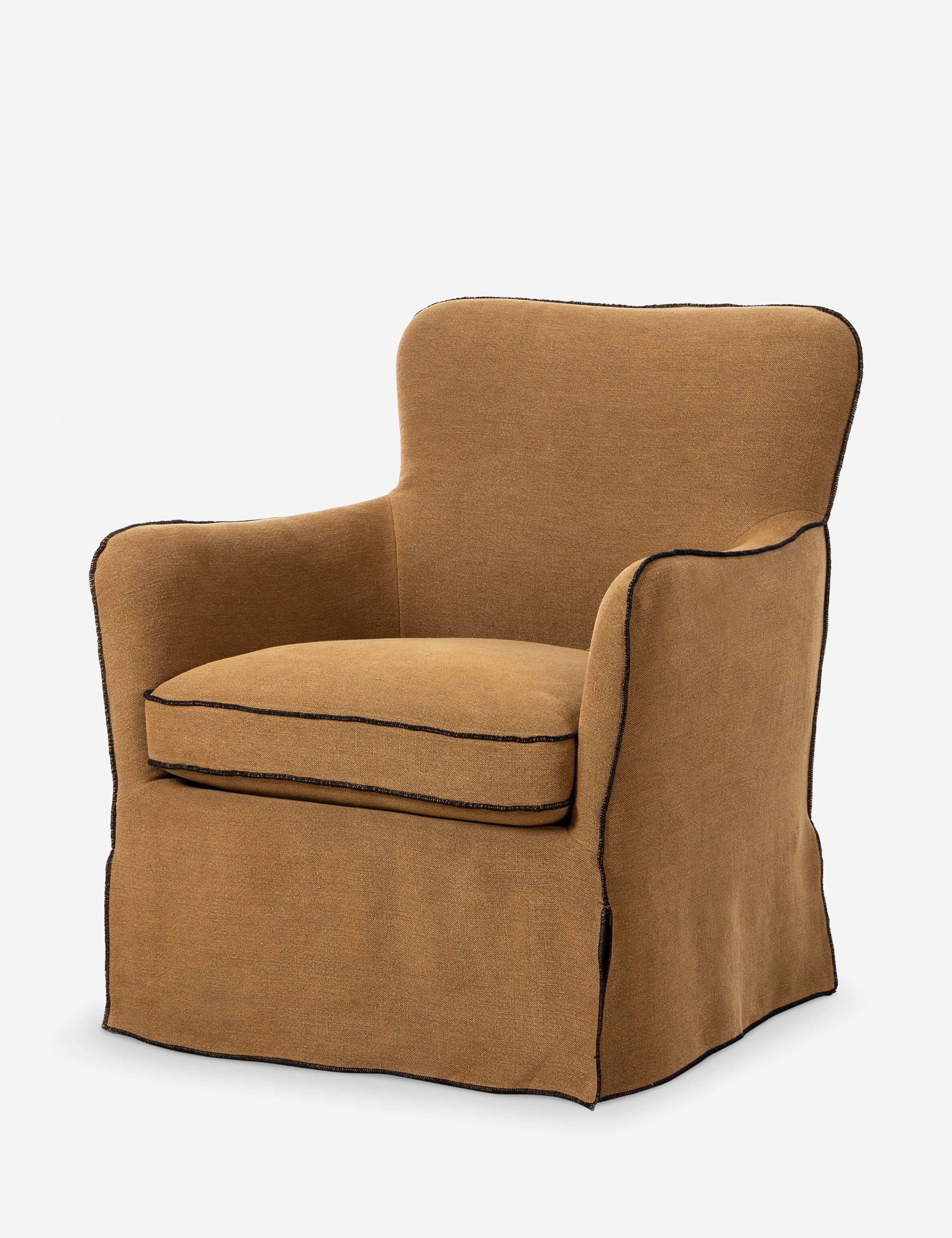 Lulu and Georgia - Toni Slipcover Swivel Chair
