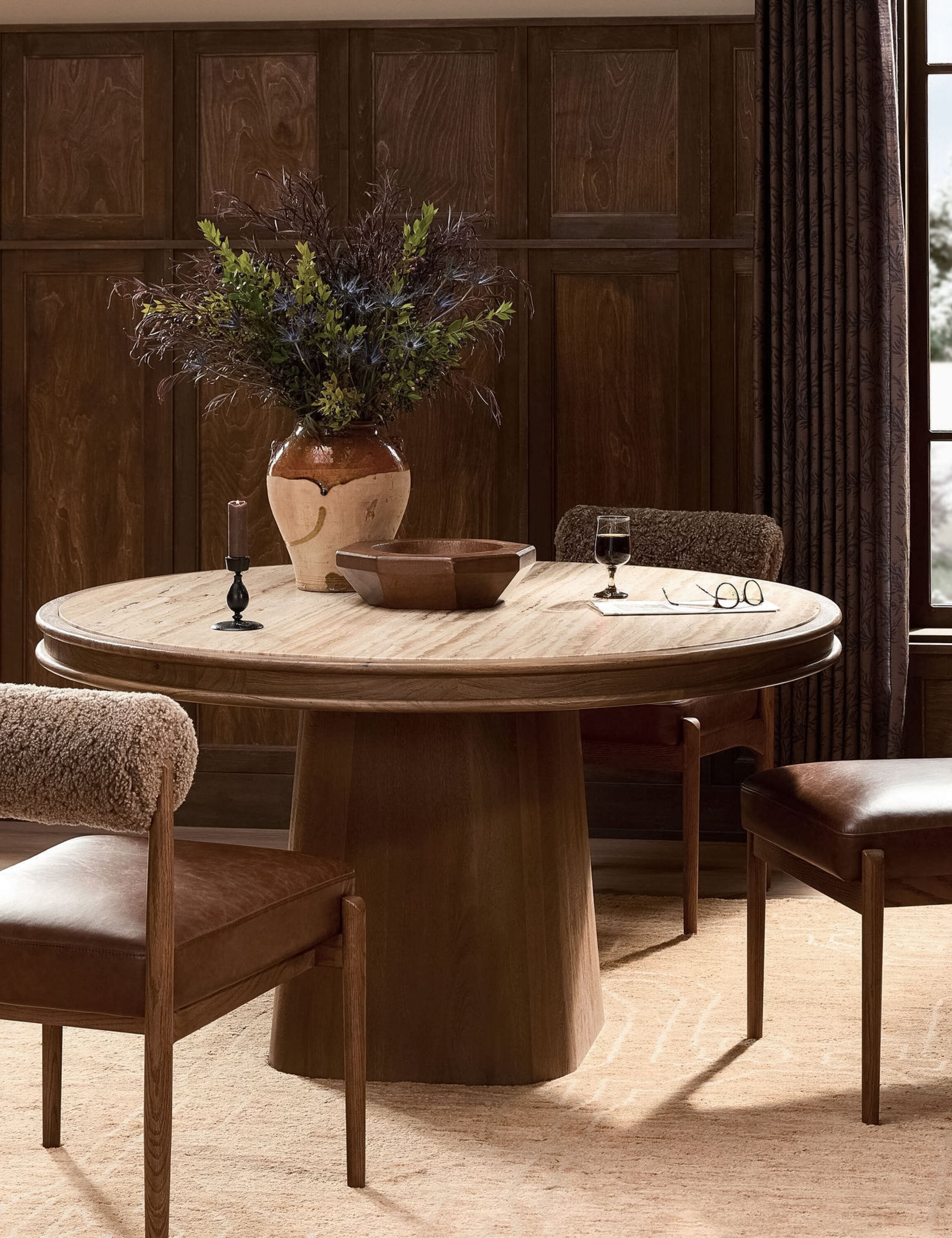 Lulu and Georgia - Stoller Round Dining Table