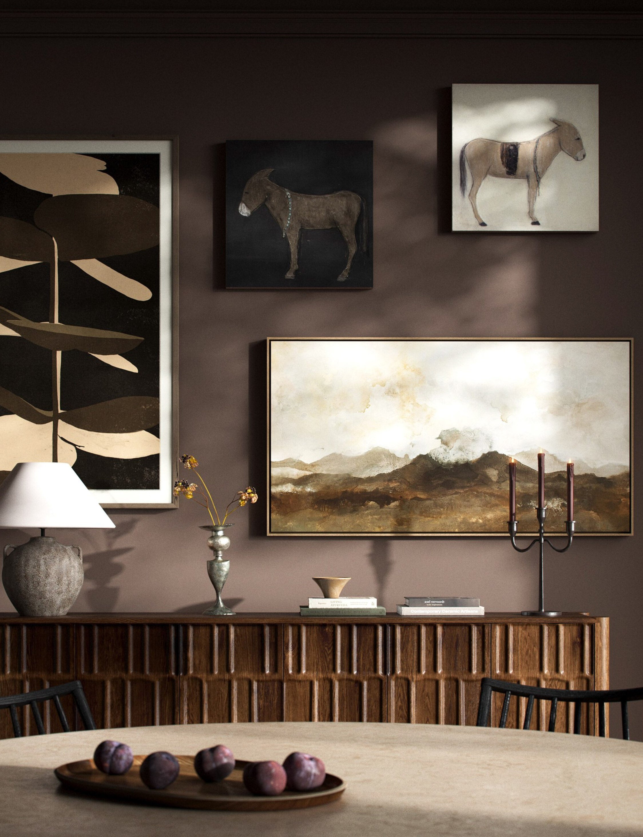 Lulu and Georgia - On the Range Wall Art (Set of 4) by Various Artists