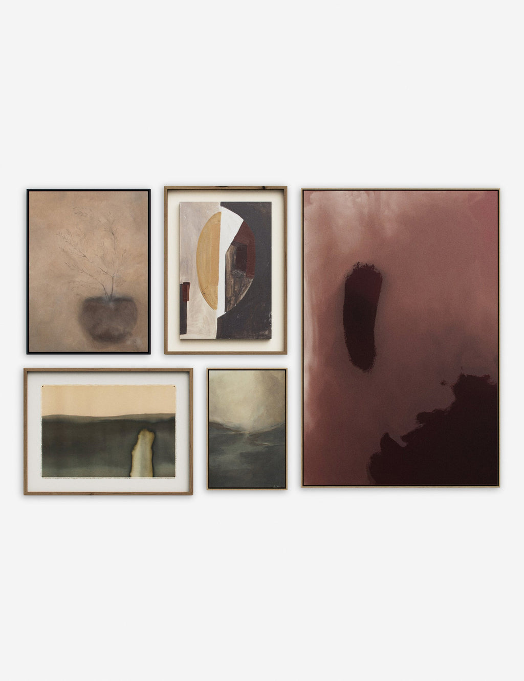 Lulu and Georgia - Veil of Tranquility Wall Art (Set of 5) by Various Artists
