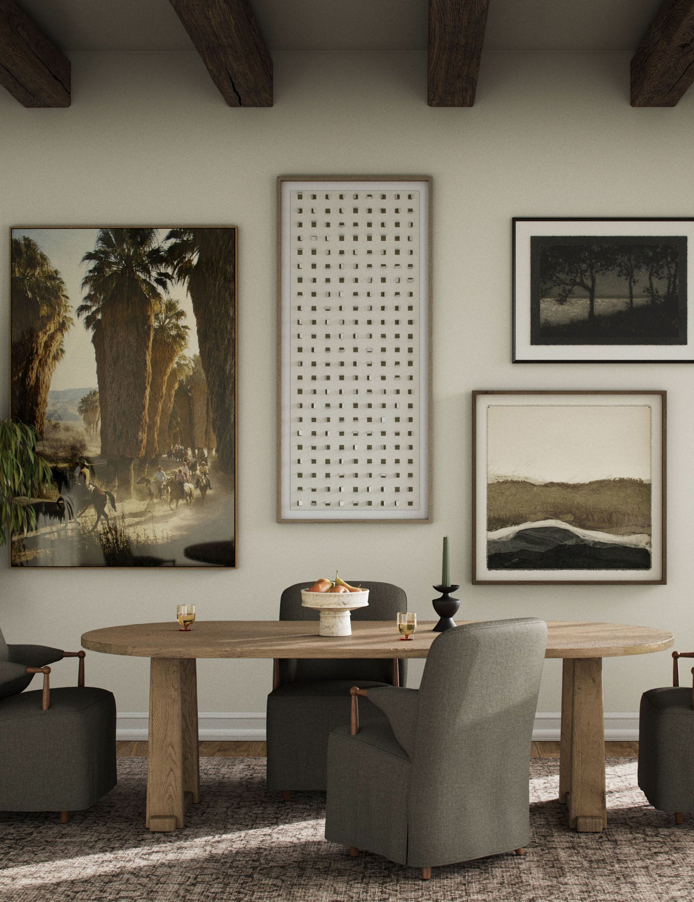 Lulu and Georgia - Luminous Serenity Wall Art (Set of 4) by Various Artists