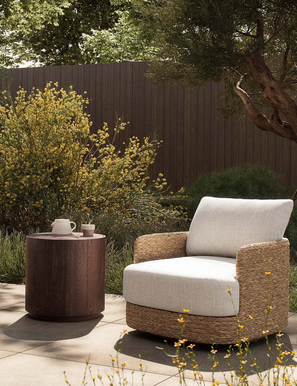 Lulu and Georgia - Tinashe Outdoor Swivel Chair