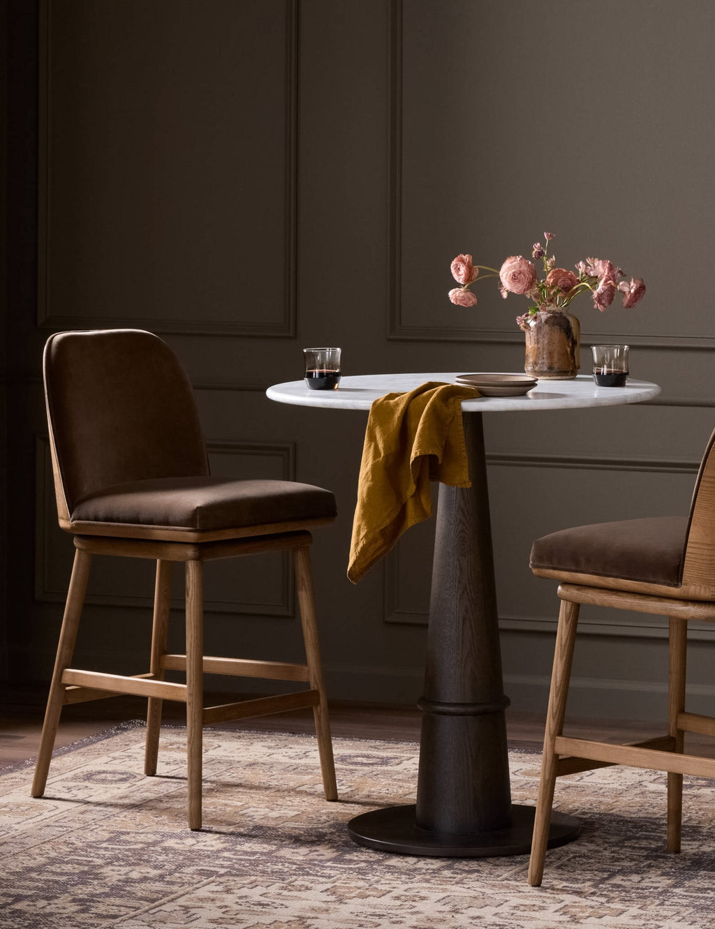 Lulu and Georgia - Tenzin Bar and Counter Swivel Stool