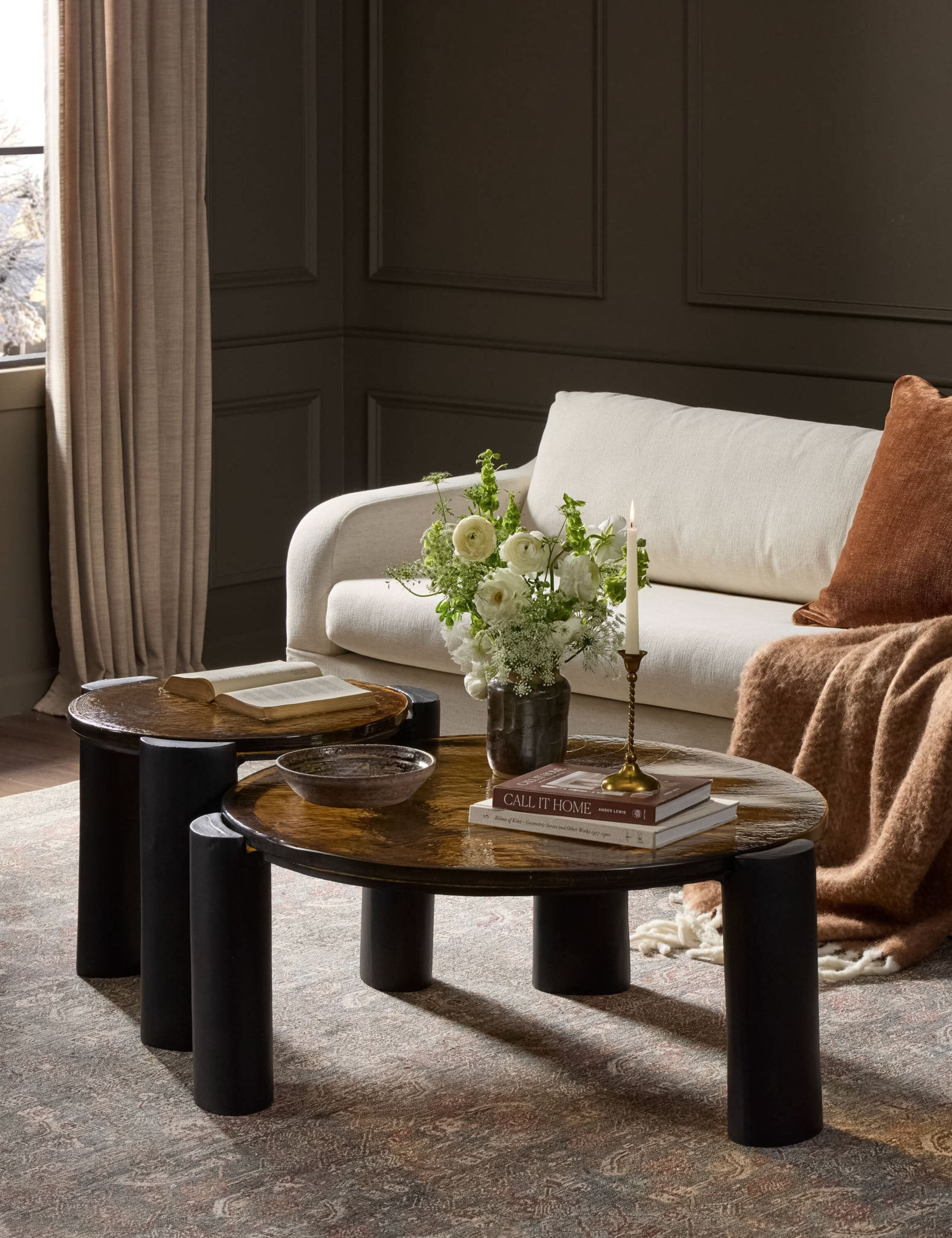 Lulu and Georgia - Carlin Round Nesting Coffee Table