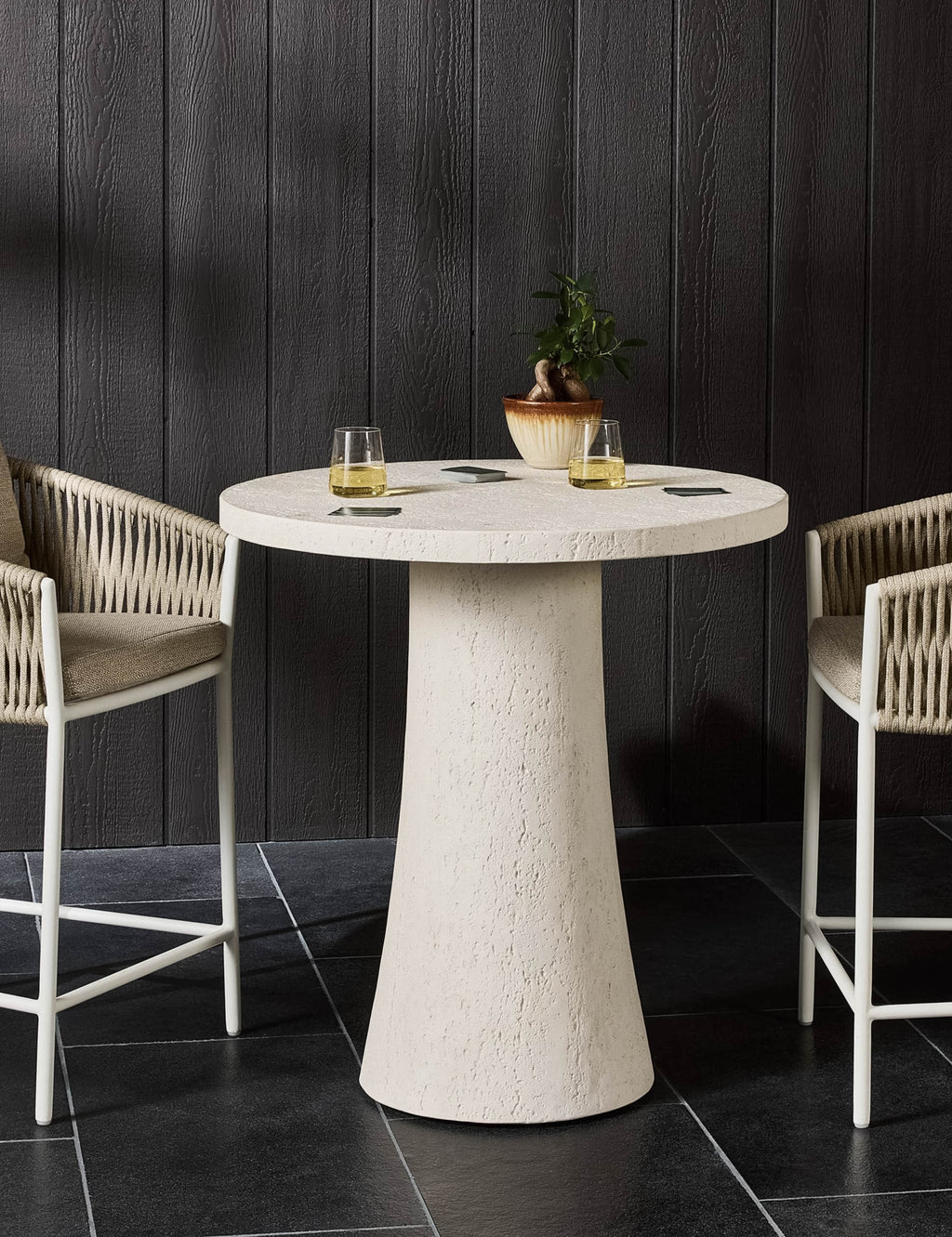 Lulu and Georgia - Calais Outdoor Round Counter Table