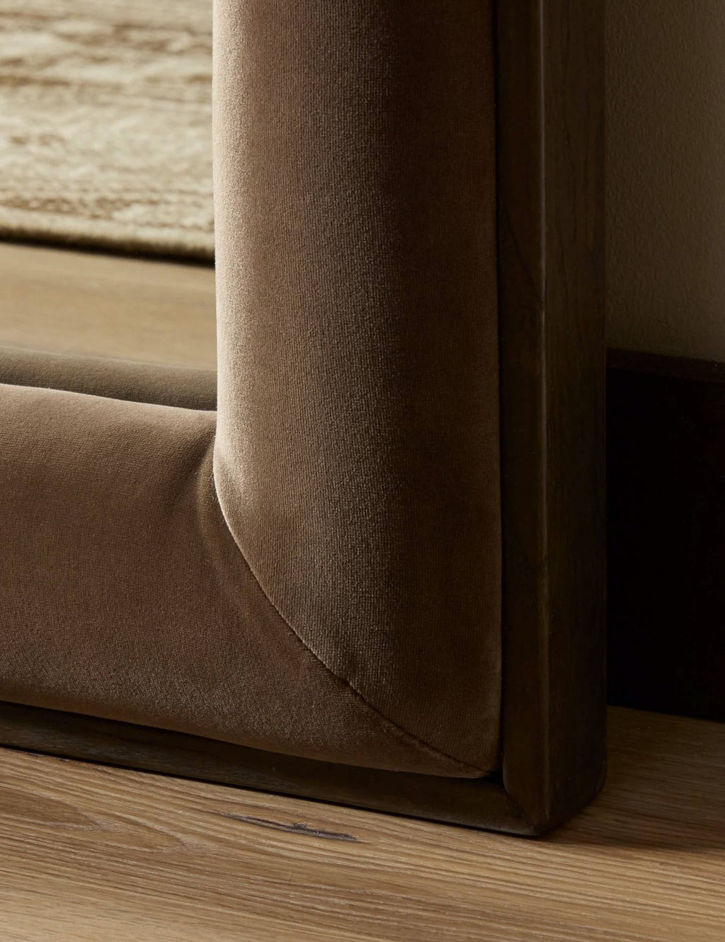 Lulu and Georgia - Leoni Upholstered Floor Mirror