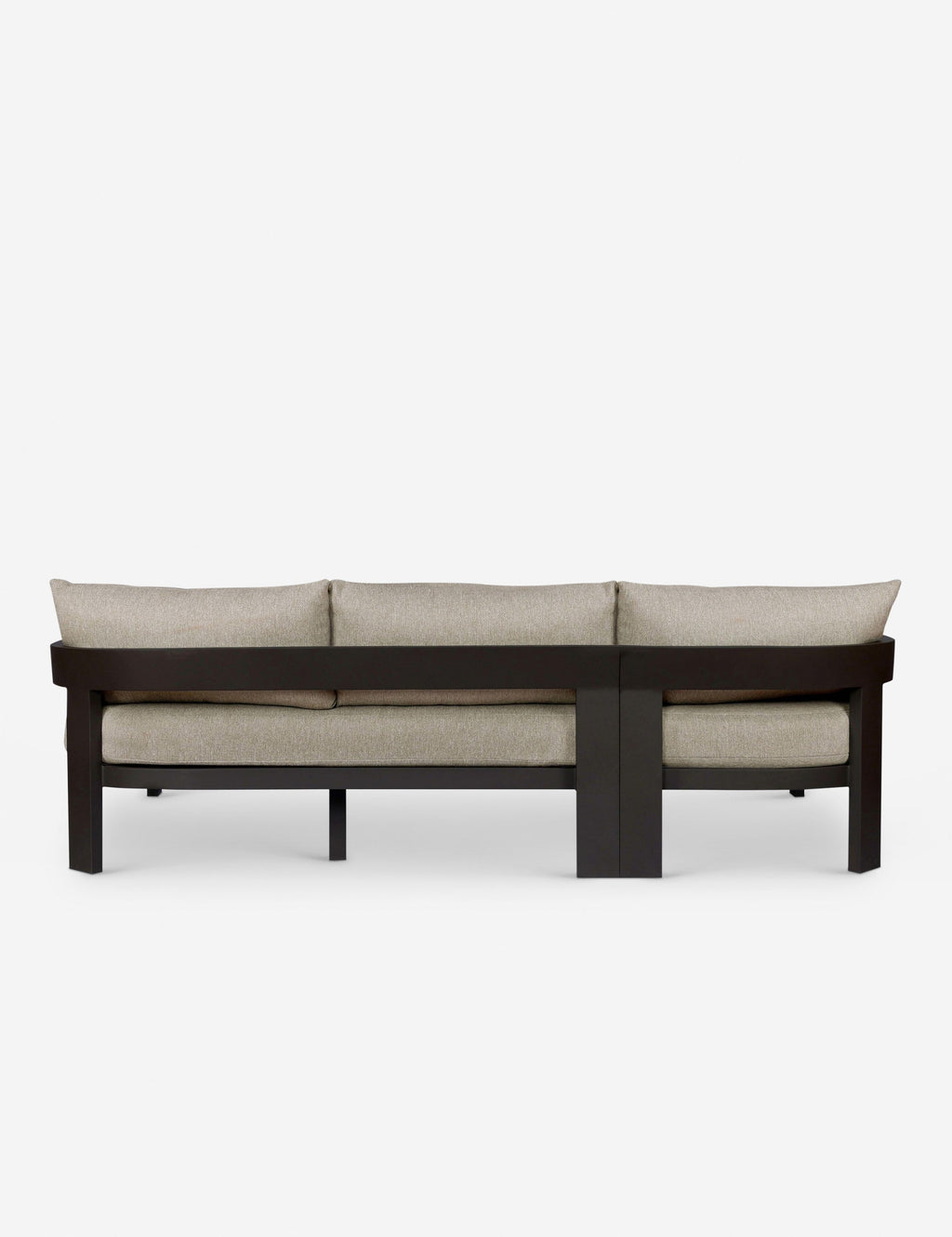 Lulu and Georgia - Kade Outdoor Metal Sectional Sofa