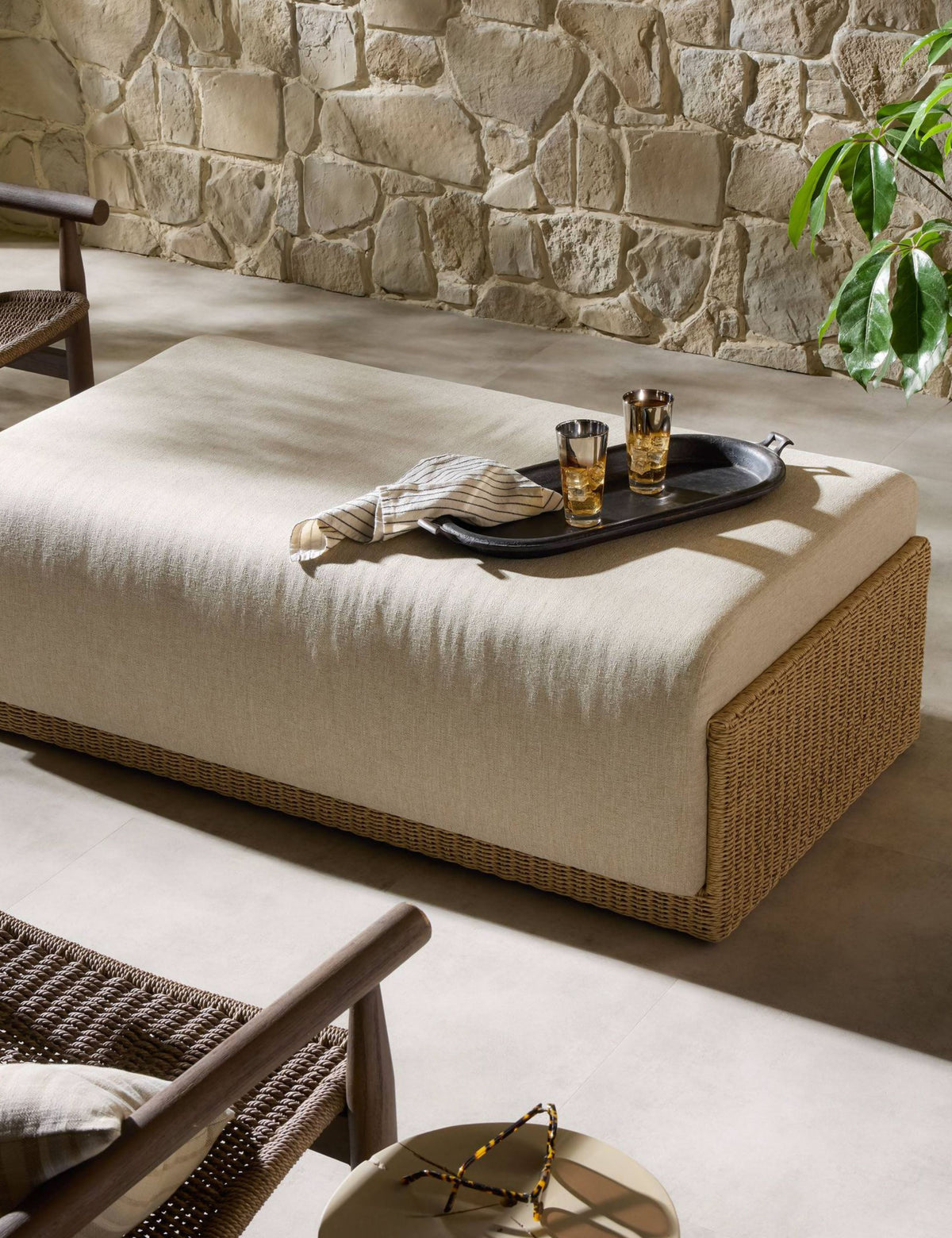 Lulu and Georgia - Summerfield Outdoor Ottoman