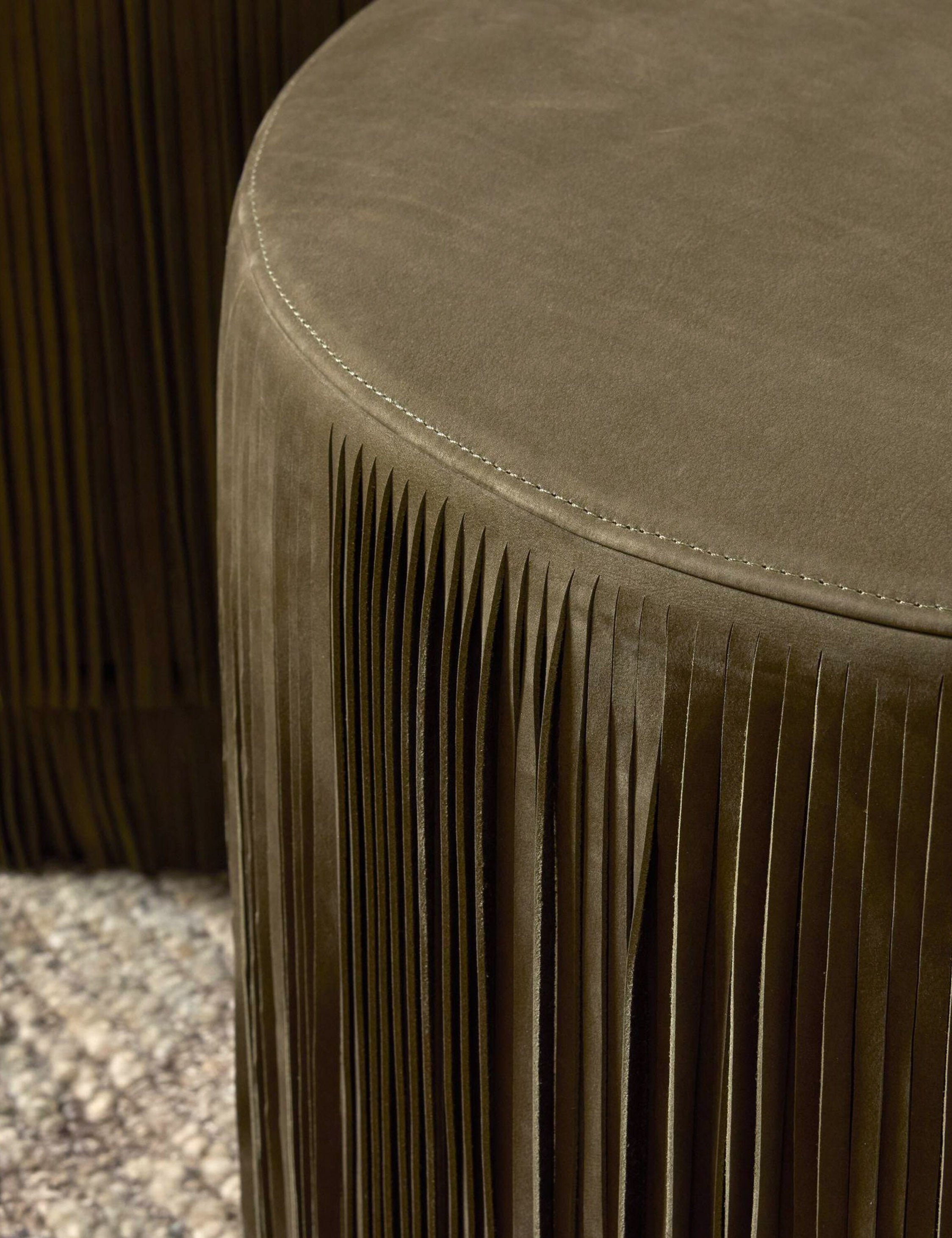 Lulu and Georgia - Emmett Round Ottoman