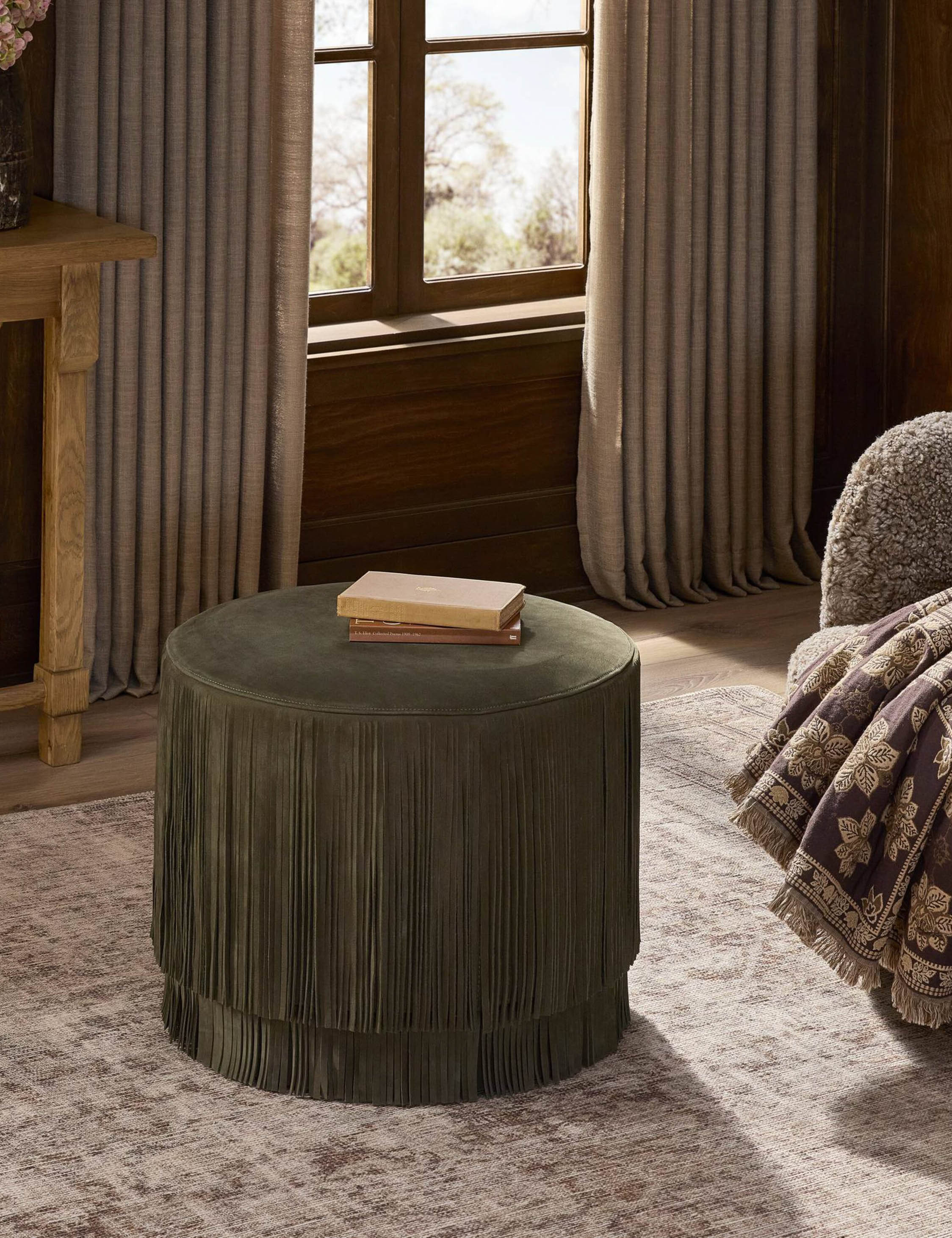 Lulu and Georgia - Emmett Round Ottoman