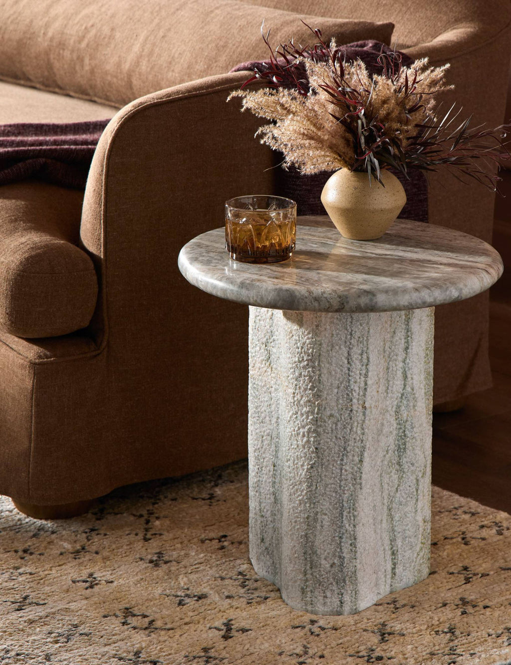 Lulu and Georgia - Waylie Small Round Side Table by Amber Lewis x Four Hands